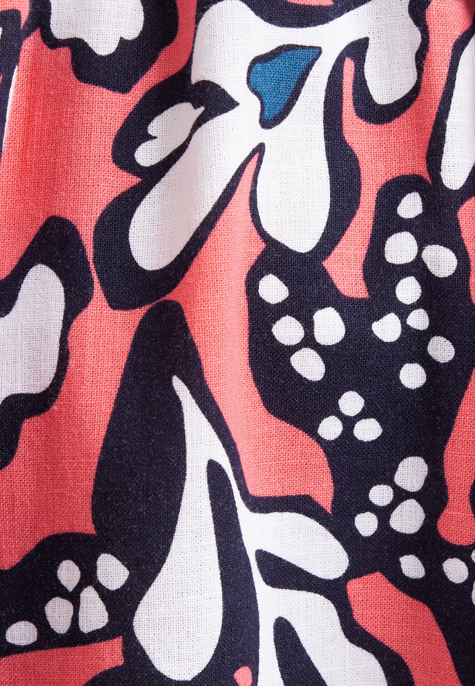 seidensticker Sommerkleid »Schwarze Rose«, 7/8-Arm V-Neck Druck