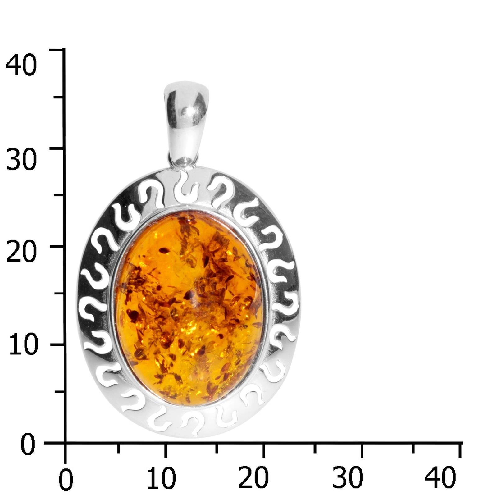 OSTSEE-SCHMUCK Kettenanhänger »- Michelle - Silber 925/000 - Bernstein«