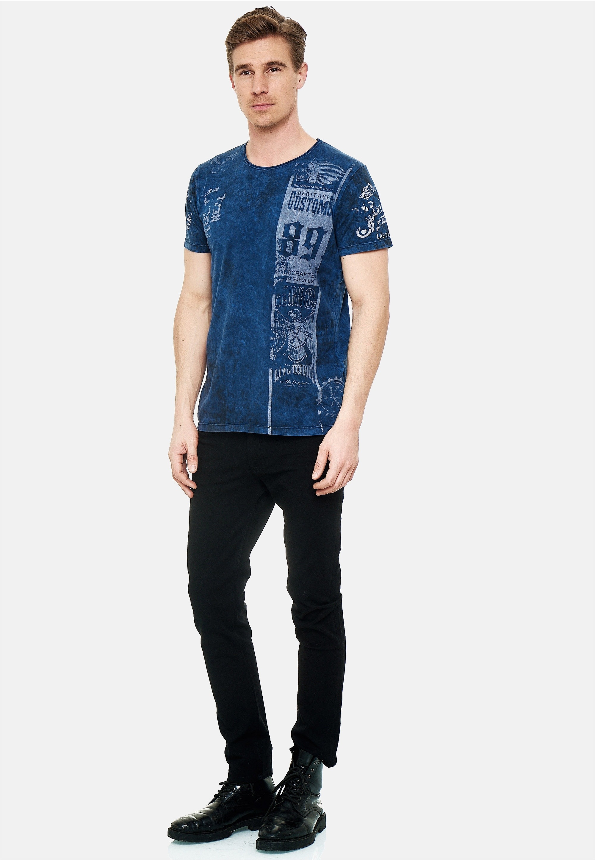 Rusty Neal T-Shirt mit modernem Print