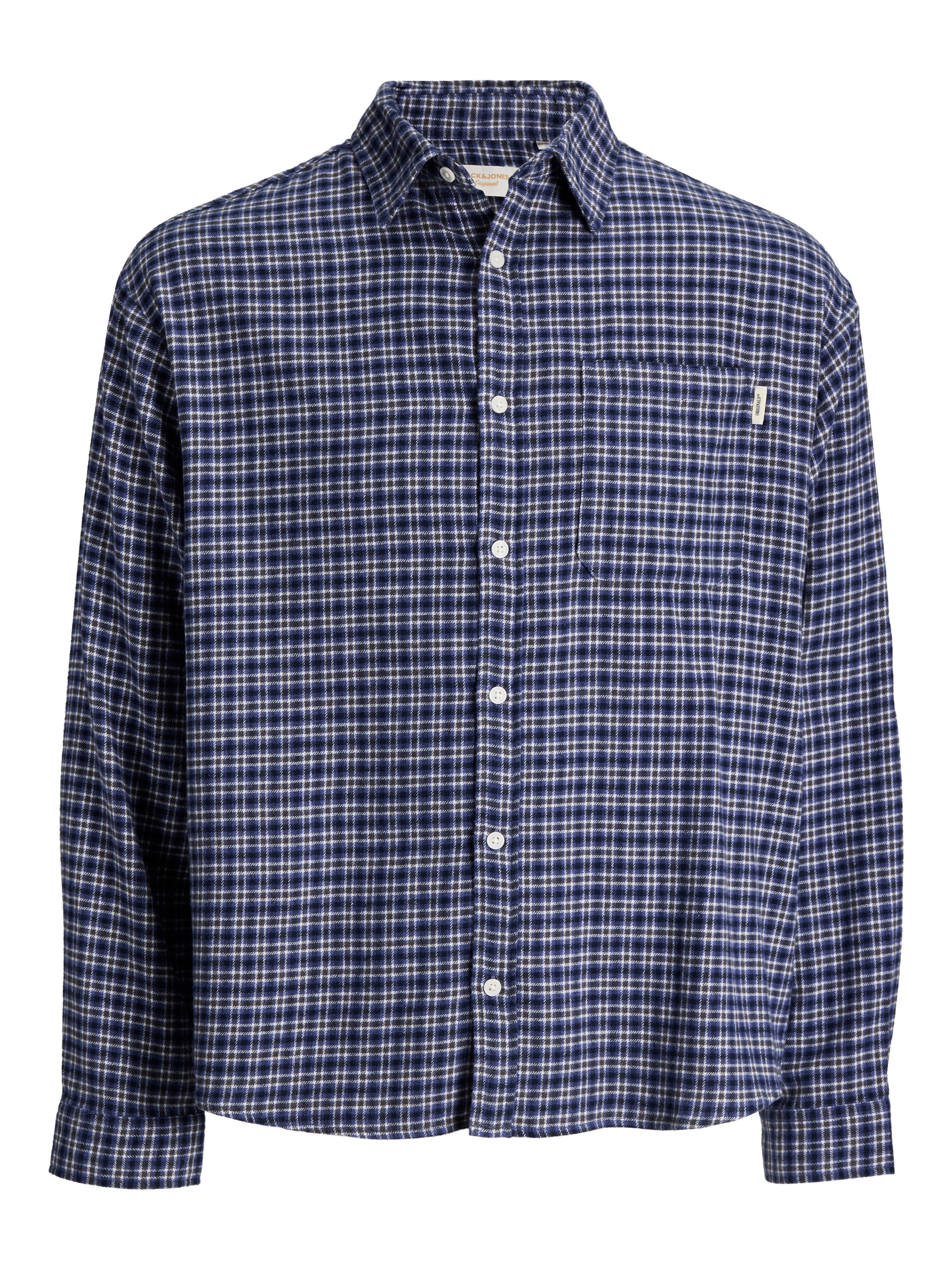 Jack & Jones PlusSize Langarmhemd »JORFREDERIKSBERG FLANNEL SHIRT L/S PLS« Baumwolle, regular fit