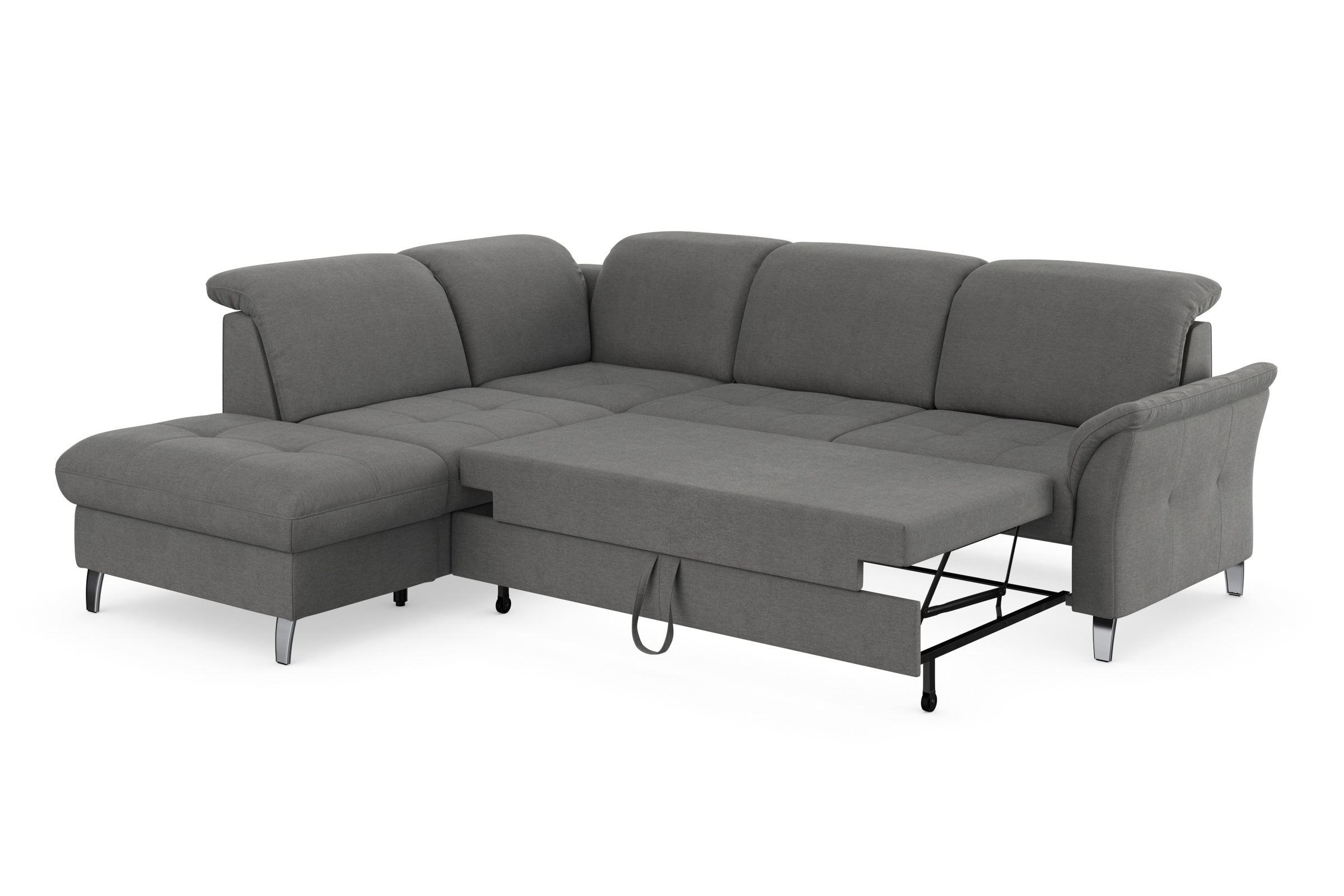 sit&more Ecksofa »Maggiore L-Form«, wahlweise mit Kopfteilverstellung, Bettfunktion und Stauraum