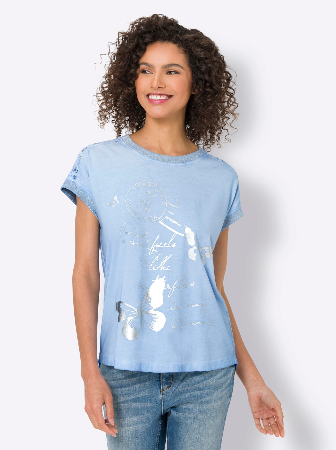 heine Rundhalsshirt "Shirt" 1 Stk. tlg. günstig online kaufen