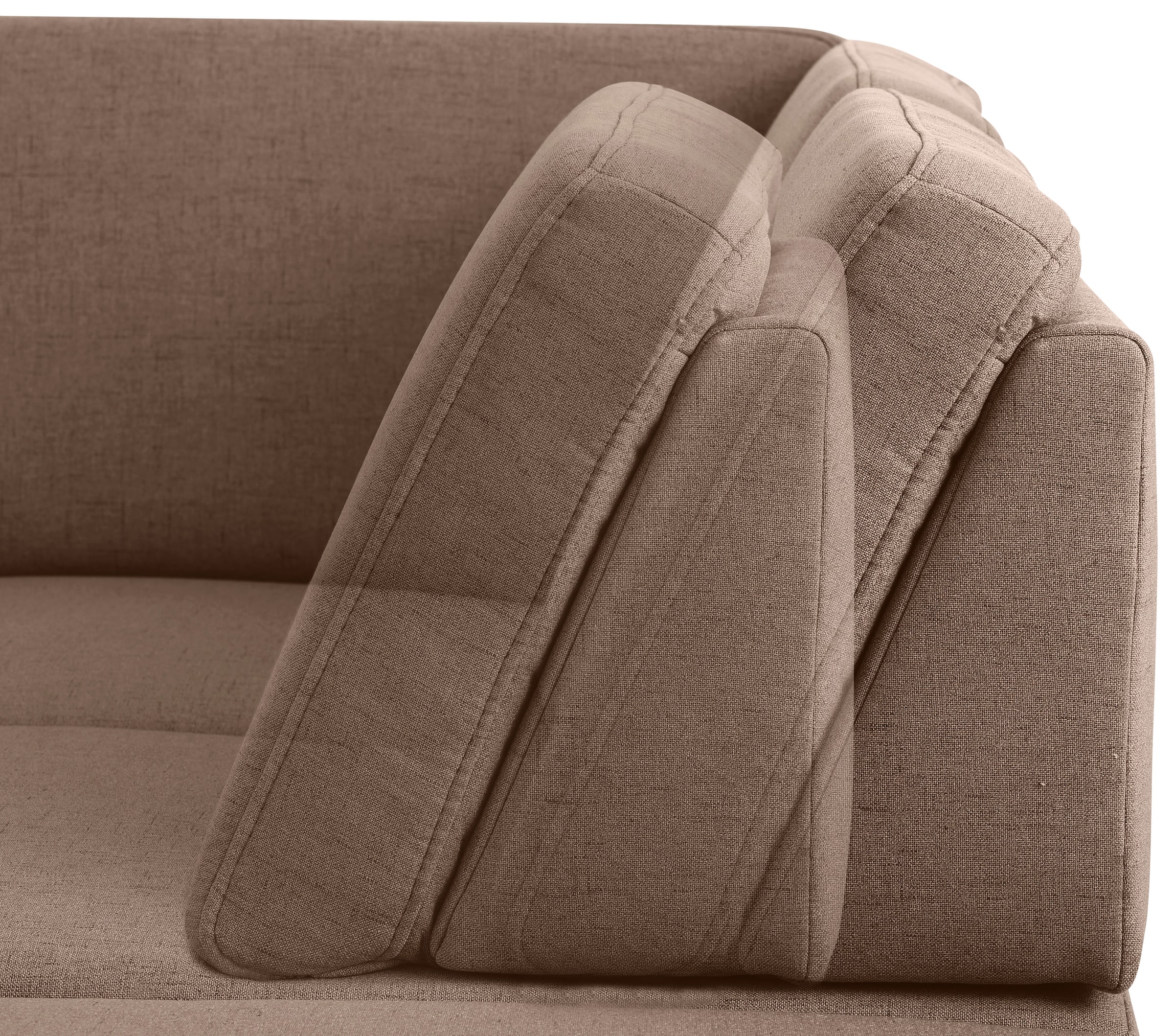 Home affaire Ecksofa »Palace L-Form«, incl. Sitztiefenverstellung, wahlweise mit Bettfunktion und Stauraum