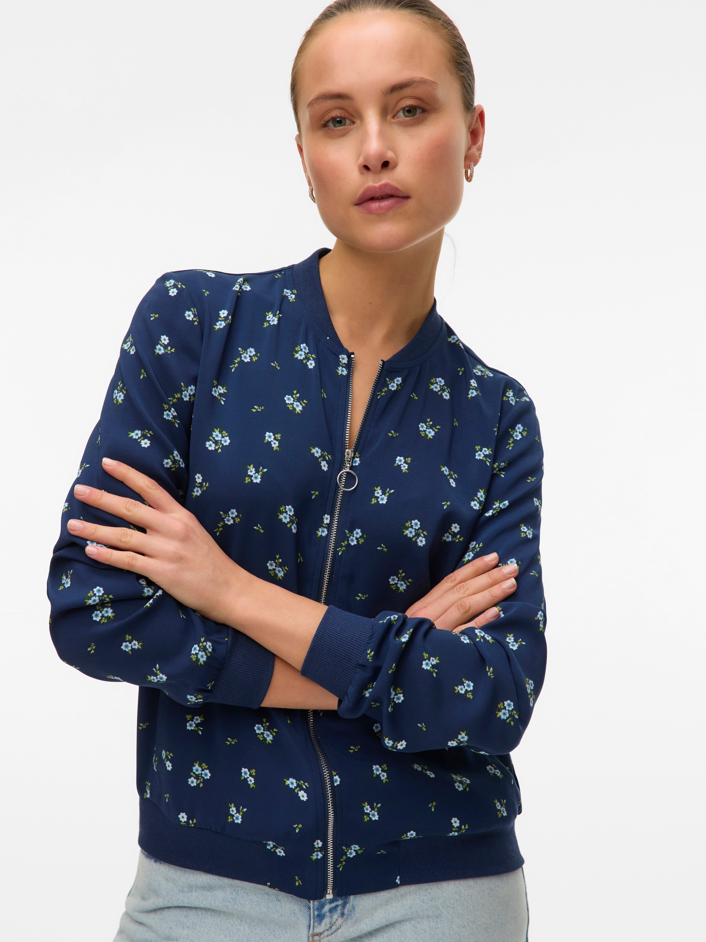 Vero Moda Blouson "VMCOCO L/S BOMBER AOP WVN NOOS" günstig online kaufen