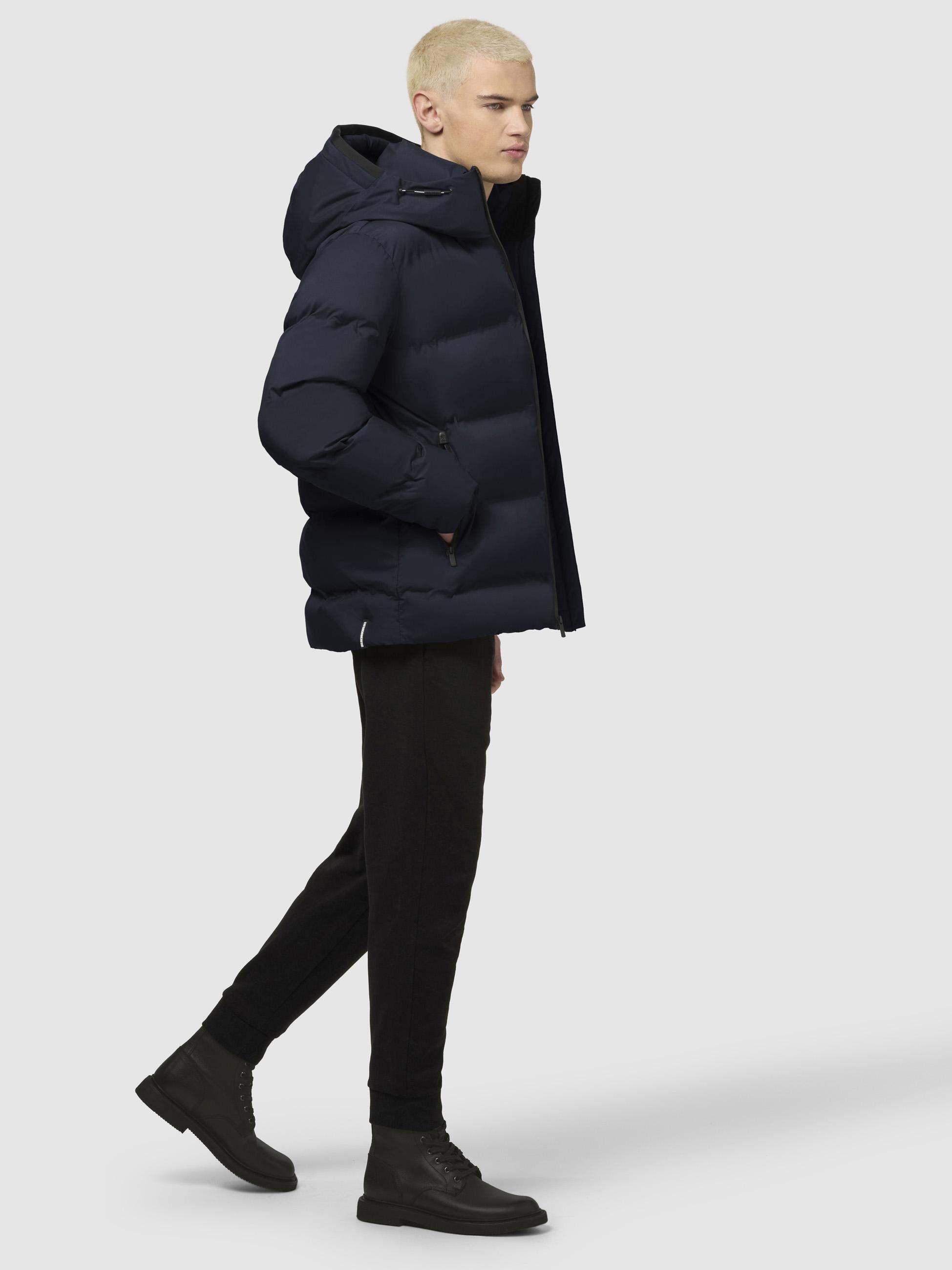 khujo Steppjacke »Silas2«, mit Kapuze, Warme Herren Winterjacke mit großer Kapuze