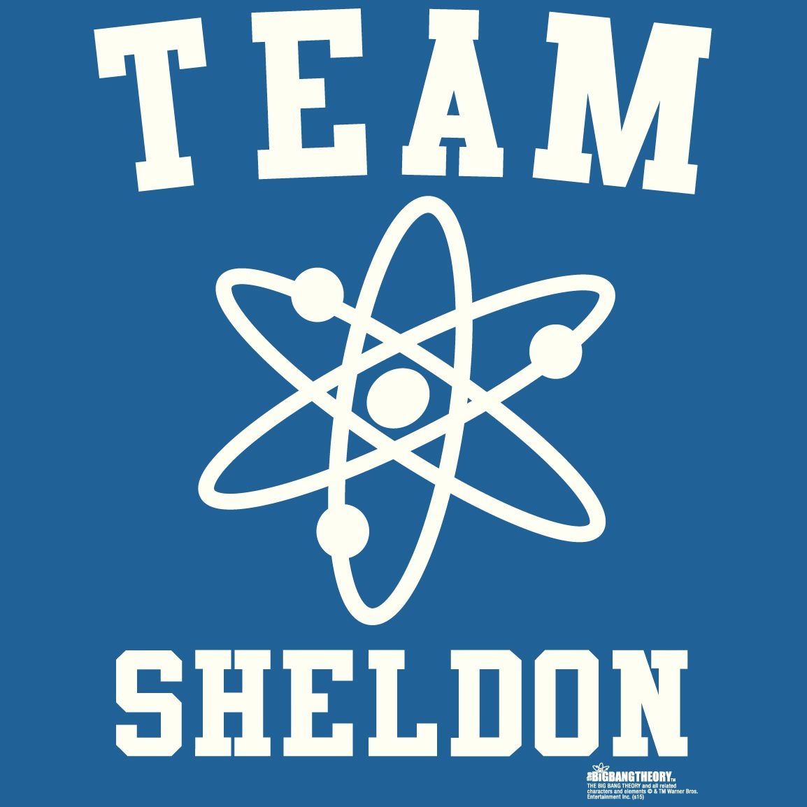 LOGOSHIRT T-Shirt »Team Sheldon«, mit großem Frontprint