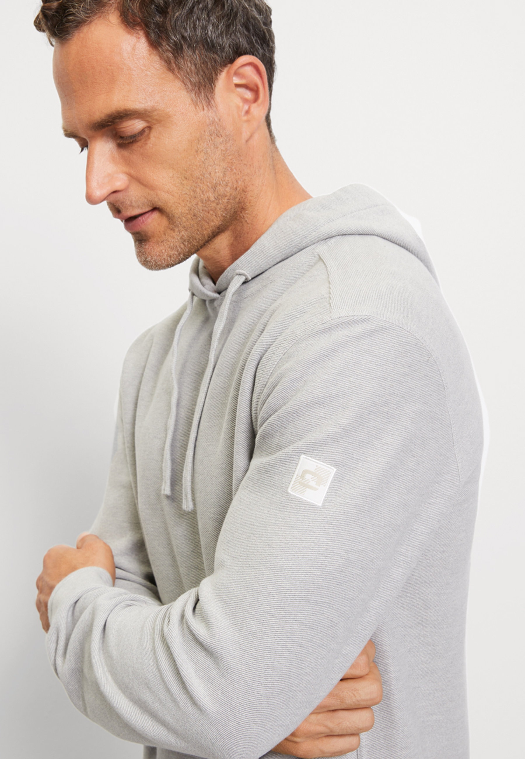 OLYMP Casual Wirk Sweatshirt Light Gray Size L 8