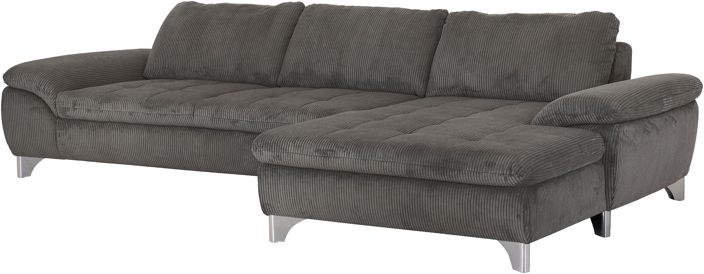 Die PlanBar Ecksofa »MP-IN14007, Breite 318 cm« wahlweise mit Bettfunktion und verstellbaren Kopfstützen