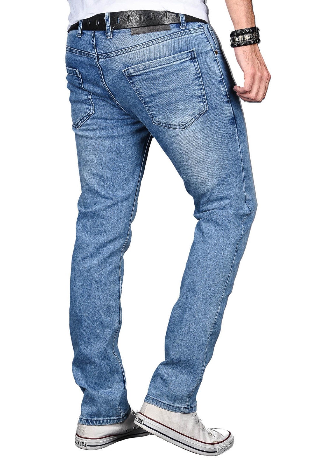 Alessandro Salvarini Slim-fit-Jeans »ASLuca«, Stretch mit Elasthan