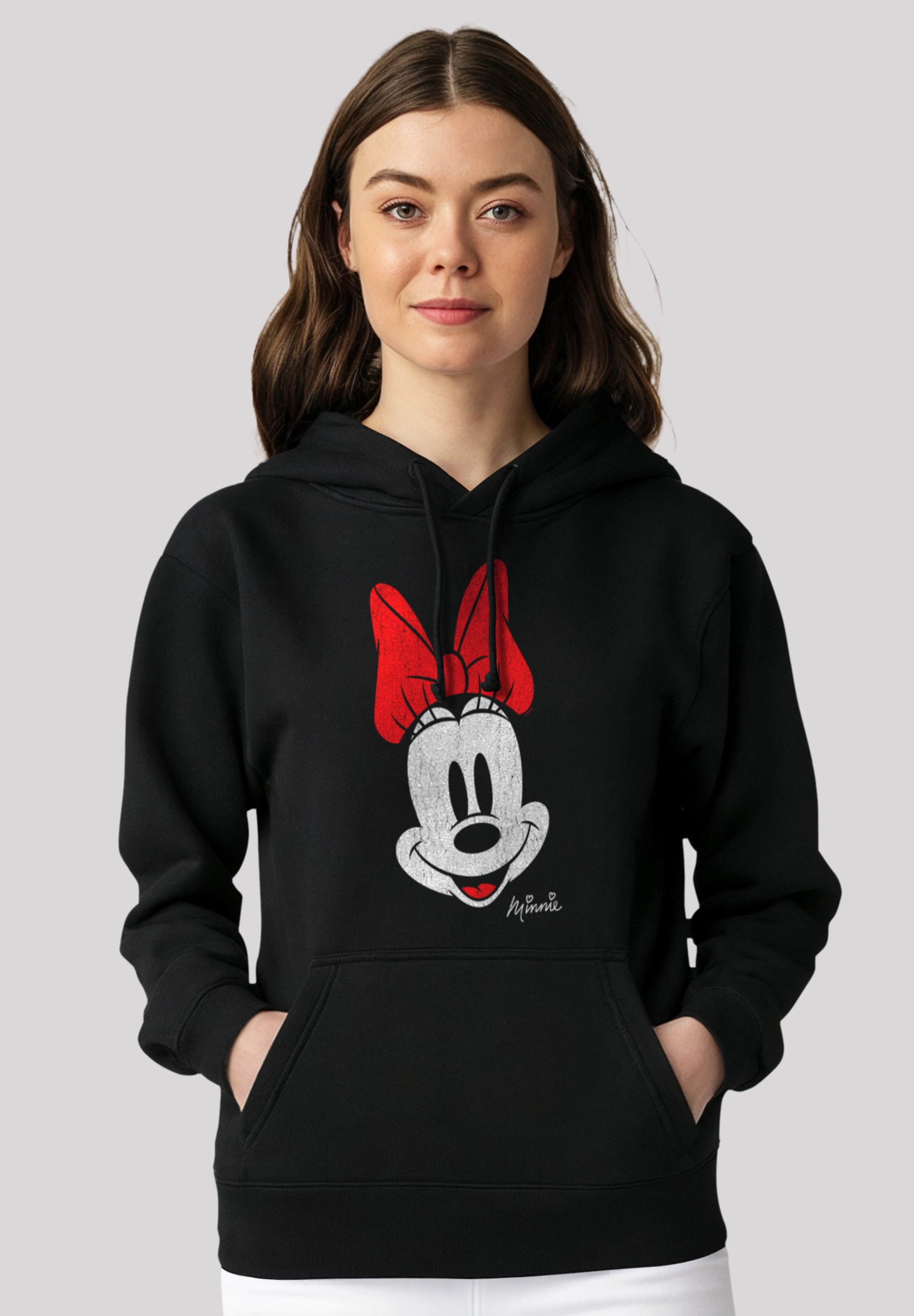 F4NT4STIC Kapuzenpullover "Disney Micky Maus Minnie Gesicht Vintage Look", günstig online kaufen