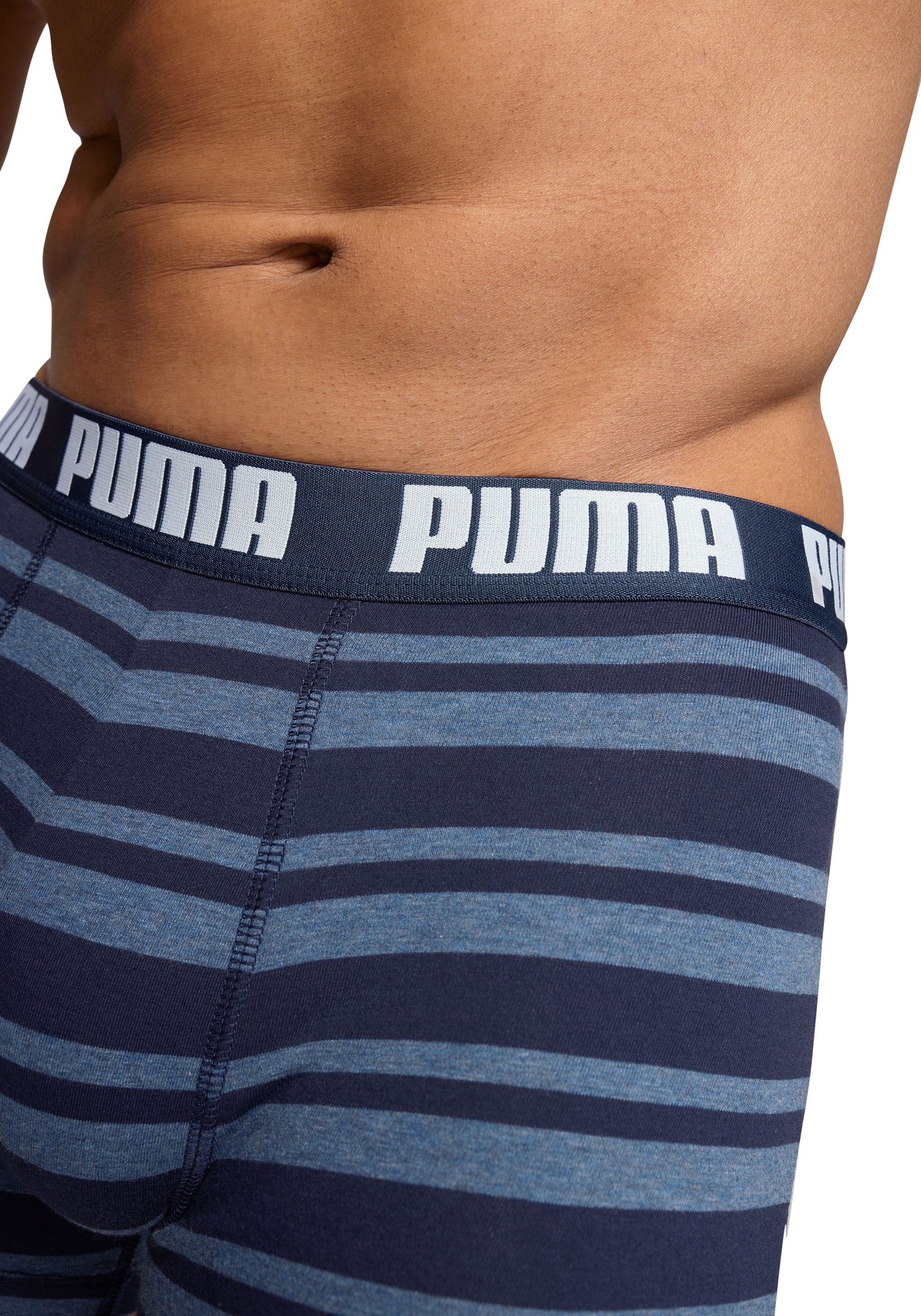 PUMA Boxer, (Packung, 2er-Pack), mit Logo Webbund