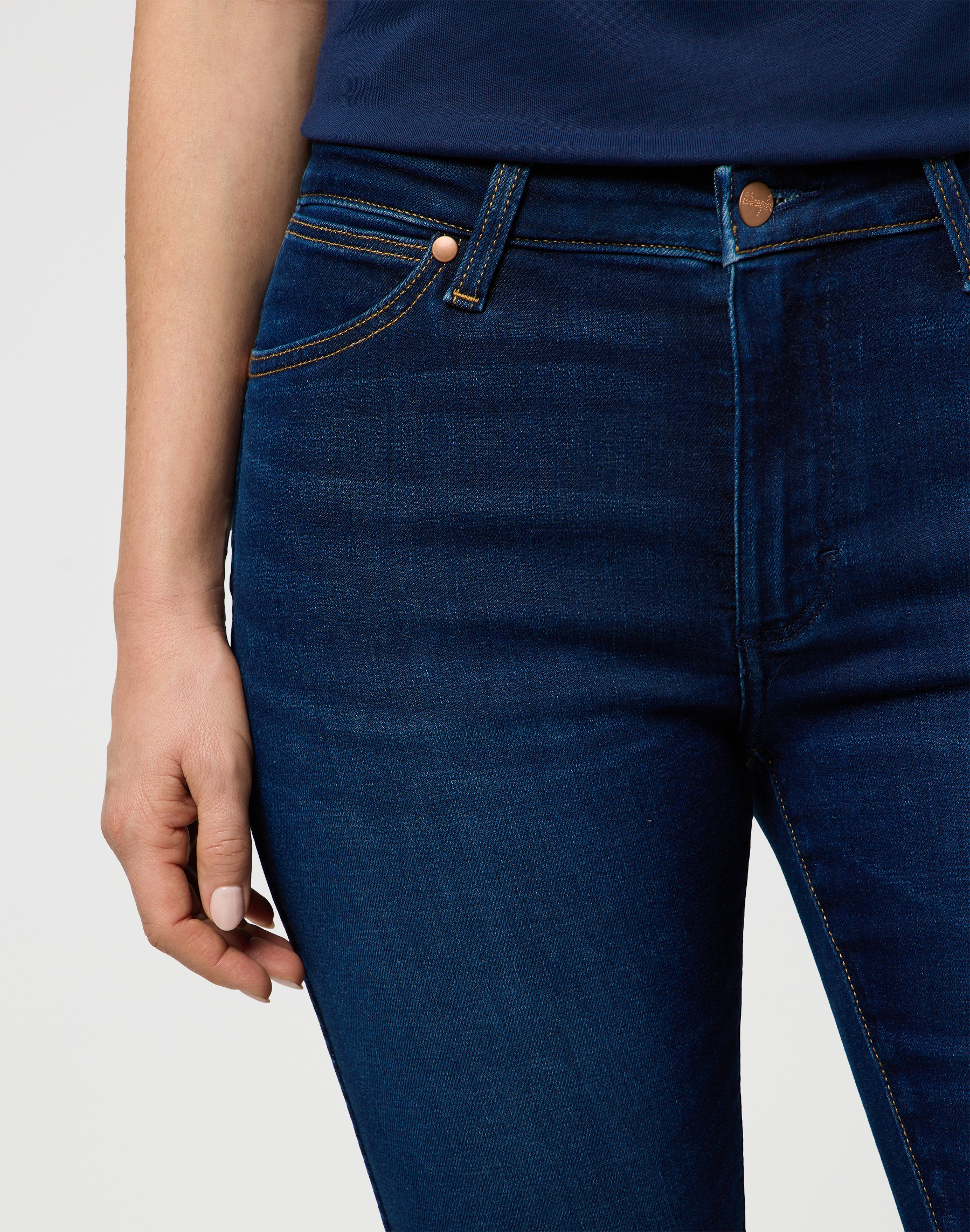 Thumbnail - Wrangler Skinny-fit-Jeans "SIENNA", im Five-Pocket Style