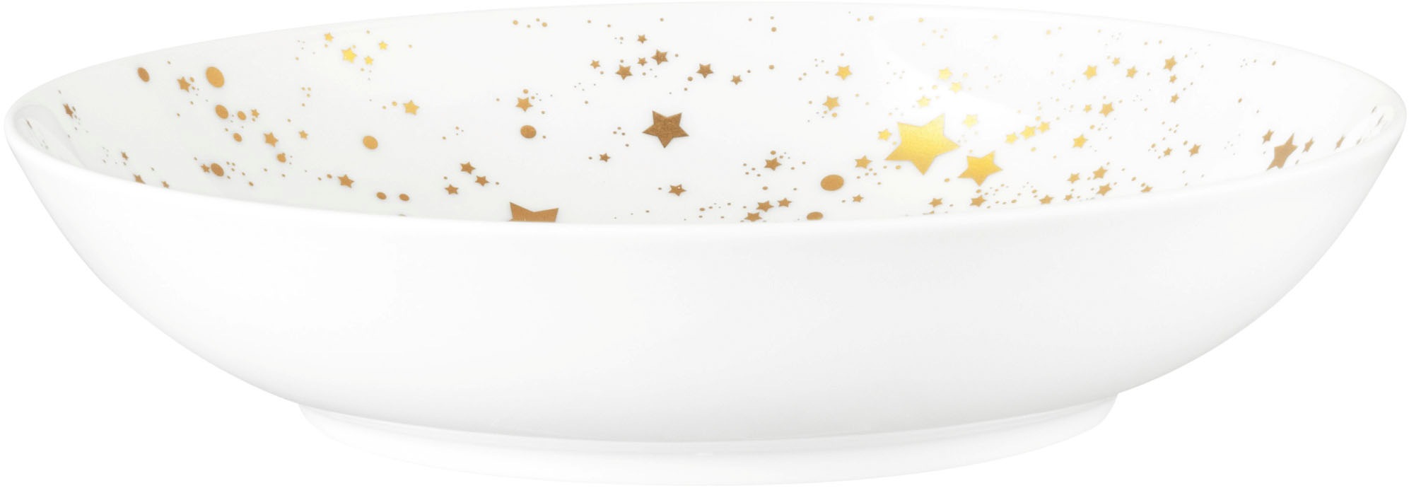 Seltmann Weiden Suppenteller "Liberty - Golden Stars" Teller rund 21 cm