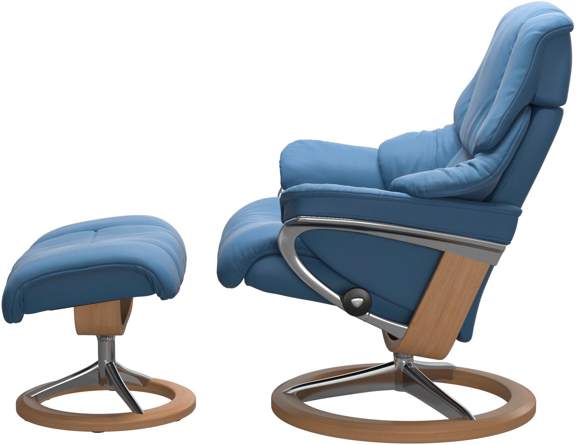 Stressless® Relaxsessel »Reno«, mit Signature Base, Größe S, M & L, Gestell Eiche
