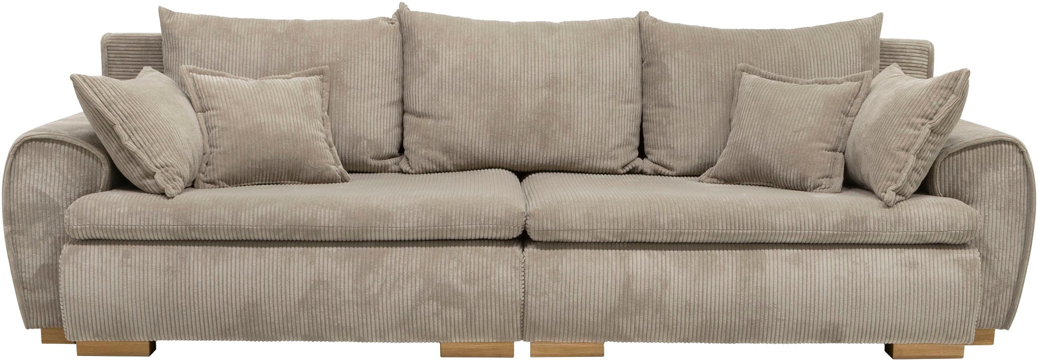 Home affaire Big-Sofa "Katja", Breite 275 cm, Cord-Bezug günstig online kaufen