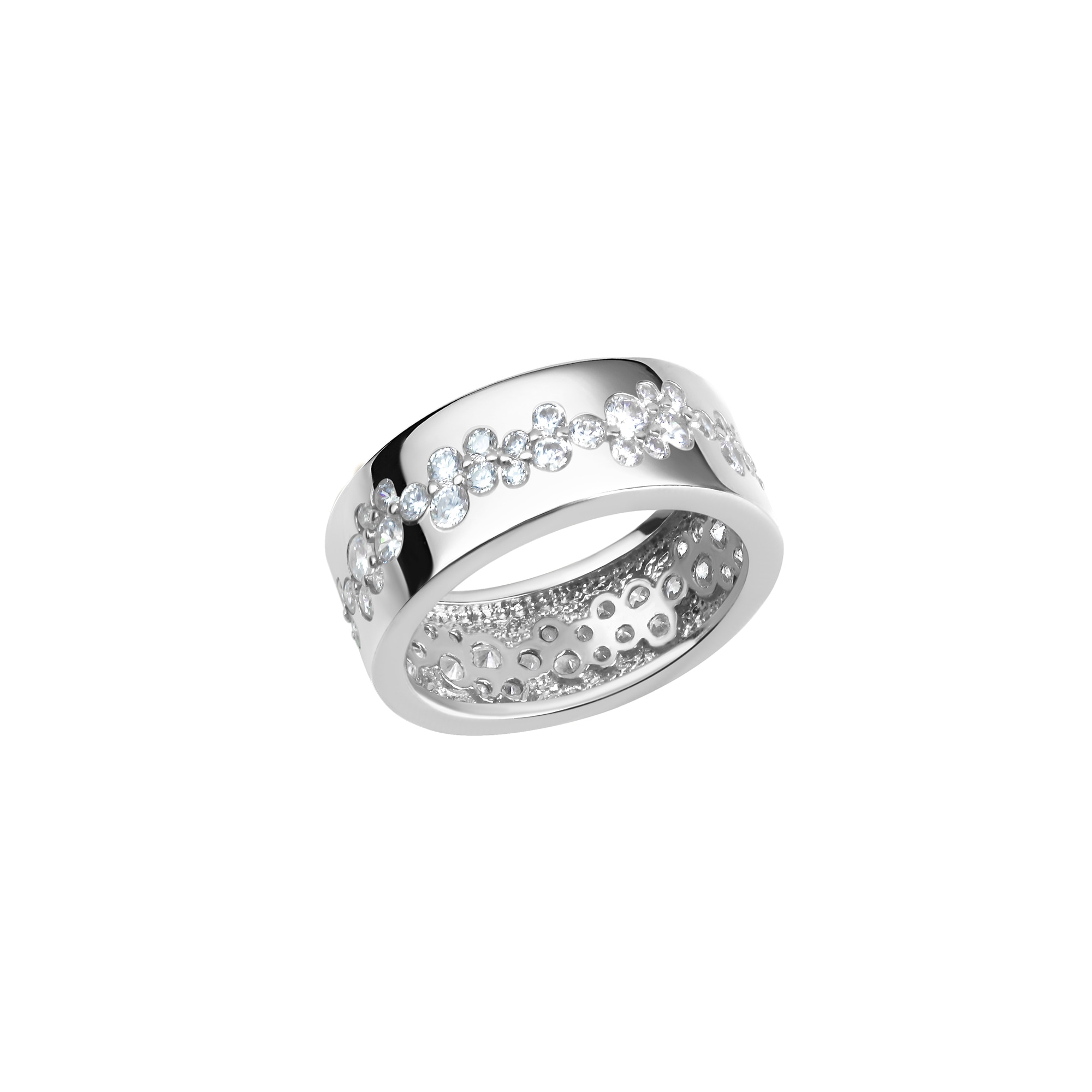 Vivance 019 Sterlingsilber Zirkonia Ring Weiร Grรถรe 60