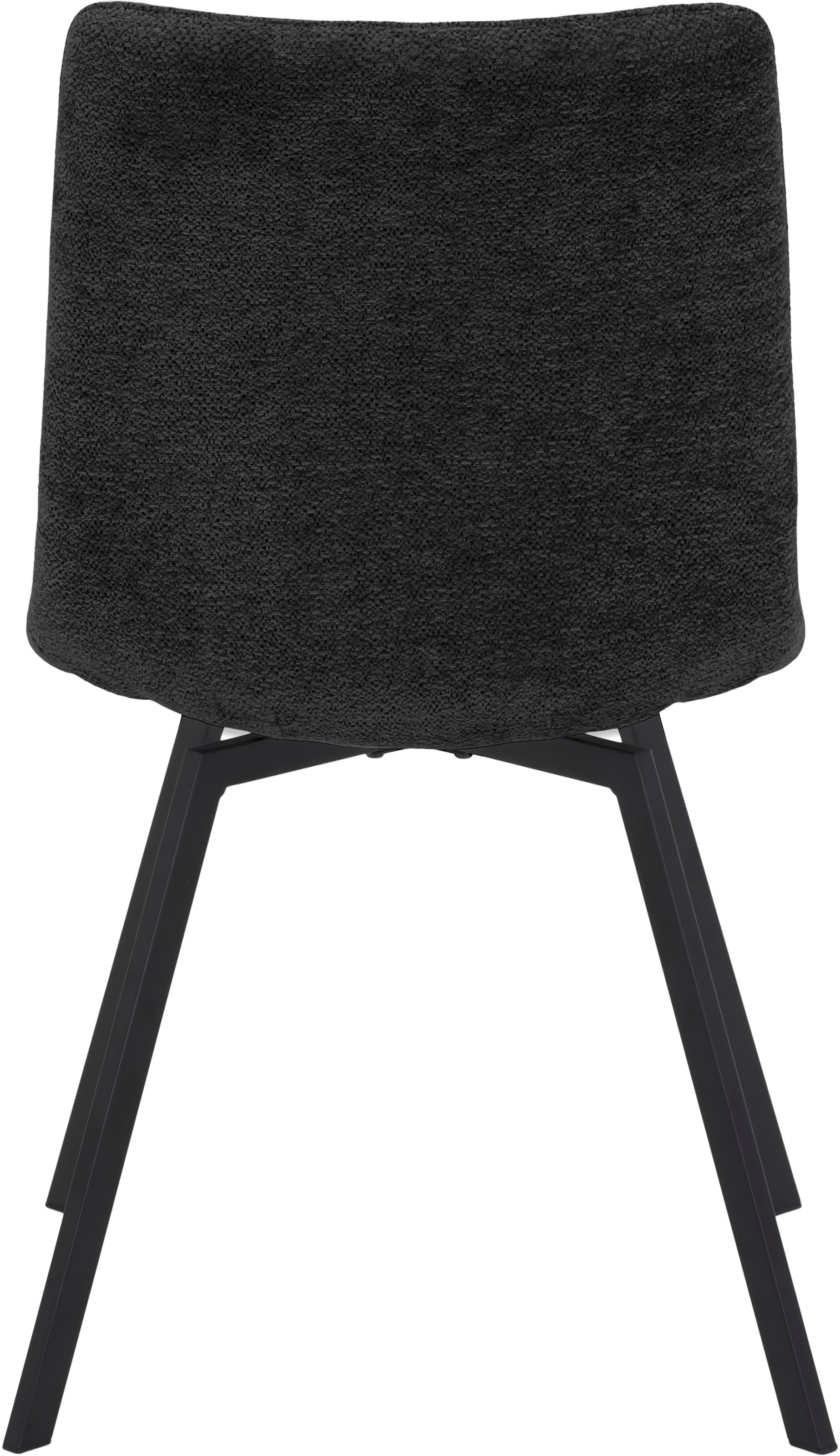 HELA Essgruppe »SAAR«, (6 tlg.), Tisch 160-200x90 cm, Einlegeplatte, X-Gestell, Stuhl 360° drehbar