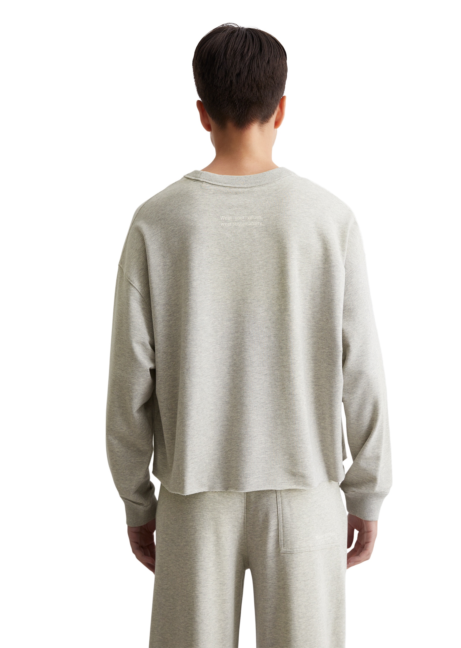 Marc OPolo Sweatshirt "aus Organic-Cotton-Viskose-Mix" günstig online kaufen