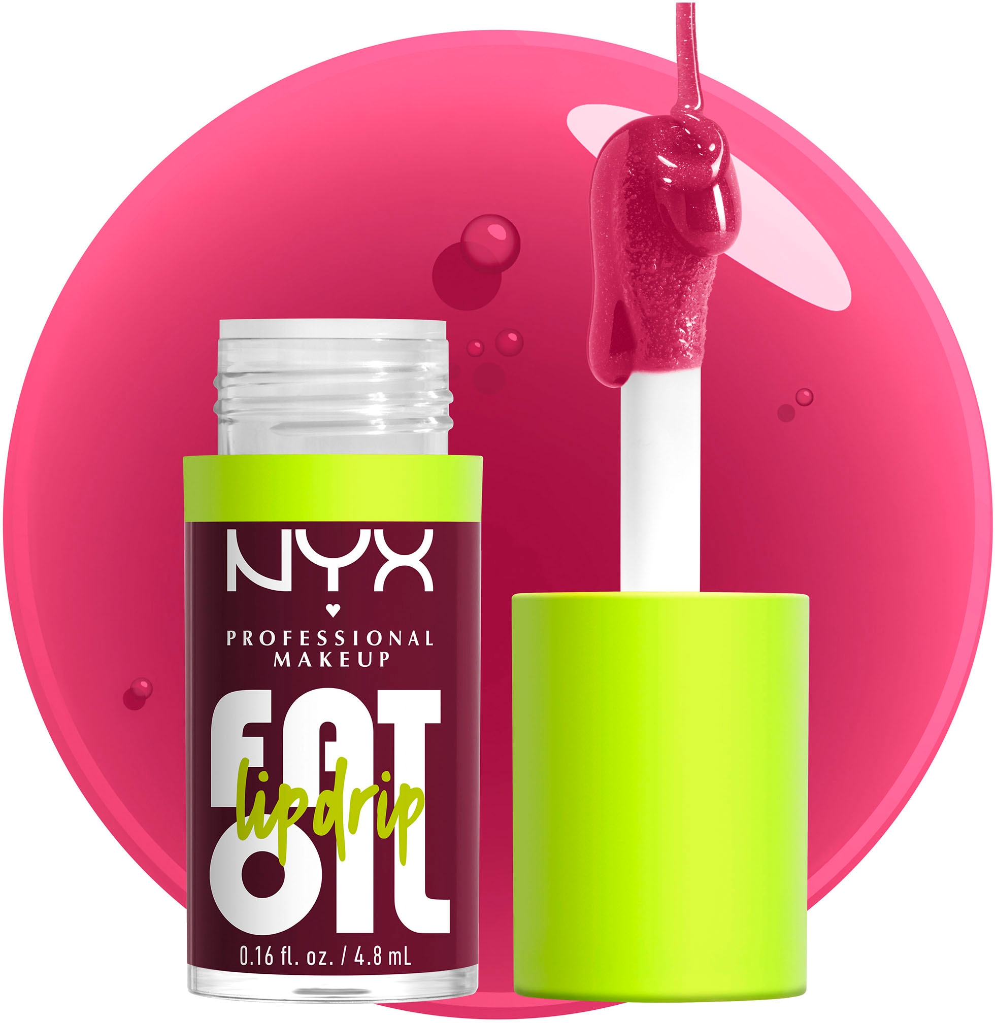 NYX Lipgloss »NYX Professional Makeup Fat Oil lip Drip - Lippgloss«, mit natürlichen Inhaltstoffen