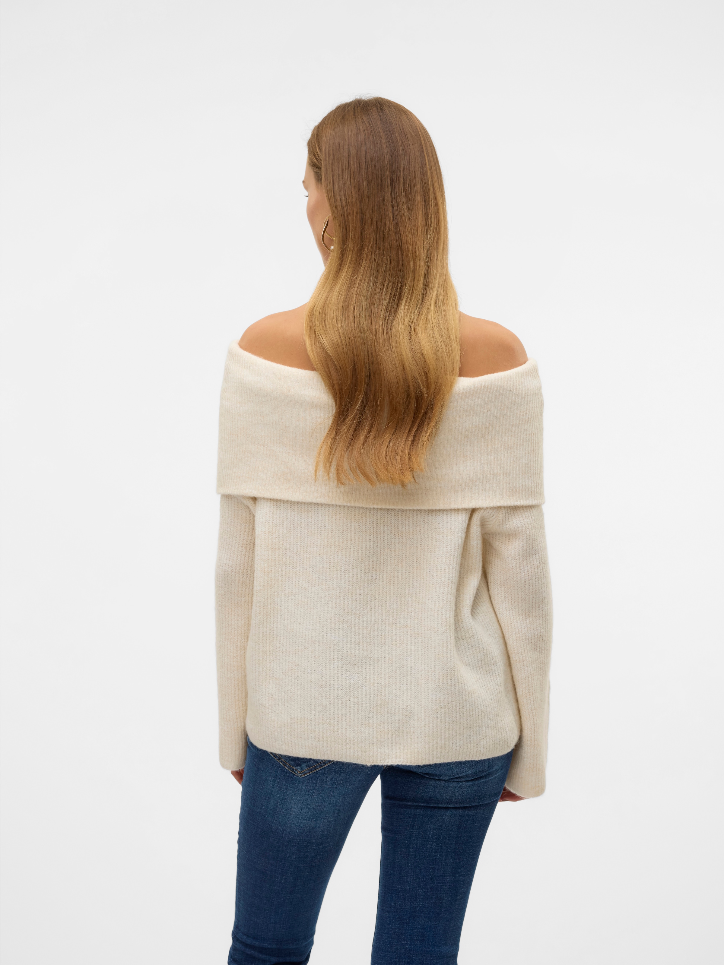Vero Moda Strickpullover »VMERA LS OFF SHOULDER PULLOVER GA NOOS«