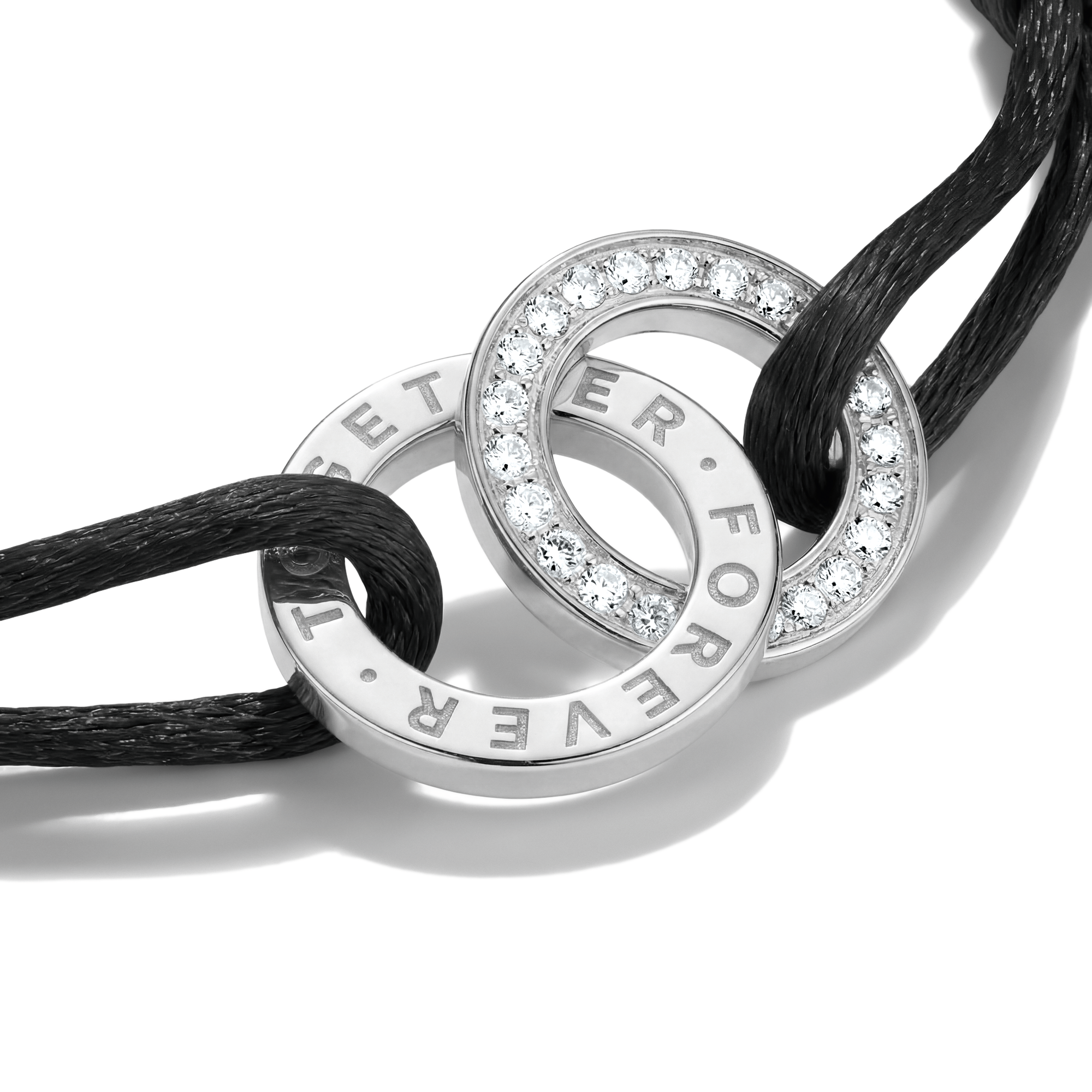 THOMAS SABO Armband »Together Textilarmband« mit Zirkonia (synth.)
