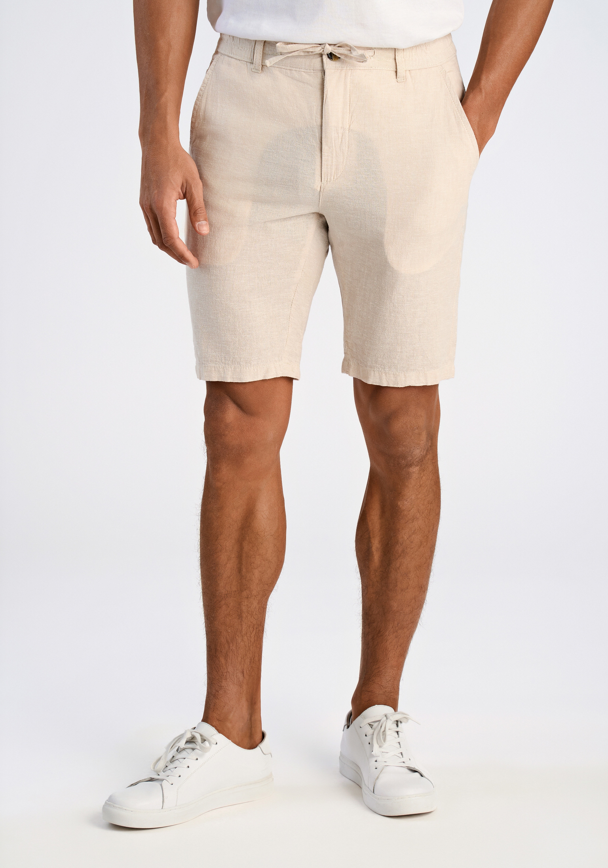 LINDBERGH Shorts "Leinenshorts Relaxed Fit" günstig online kaufen