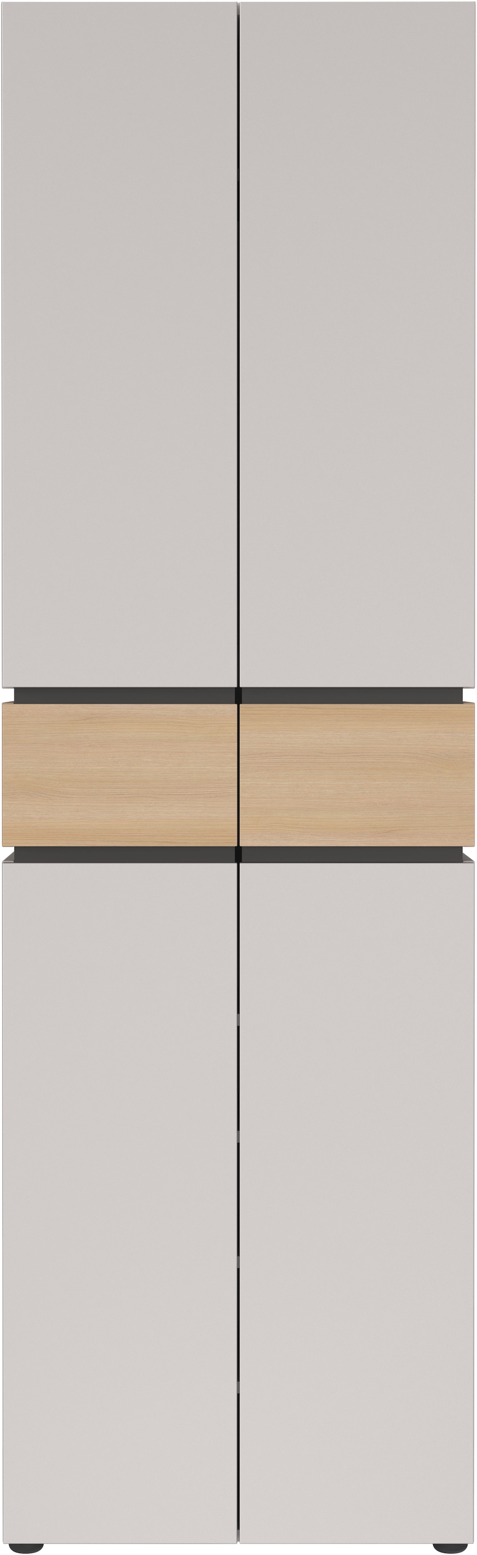 GERMANIA Garderobenschrank »Arluno« 1 Stk. tlg. Breite 60cm, ausziehbare  Kleiderstange, Push-to-open, Made in Germany