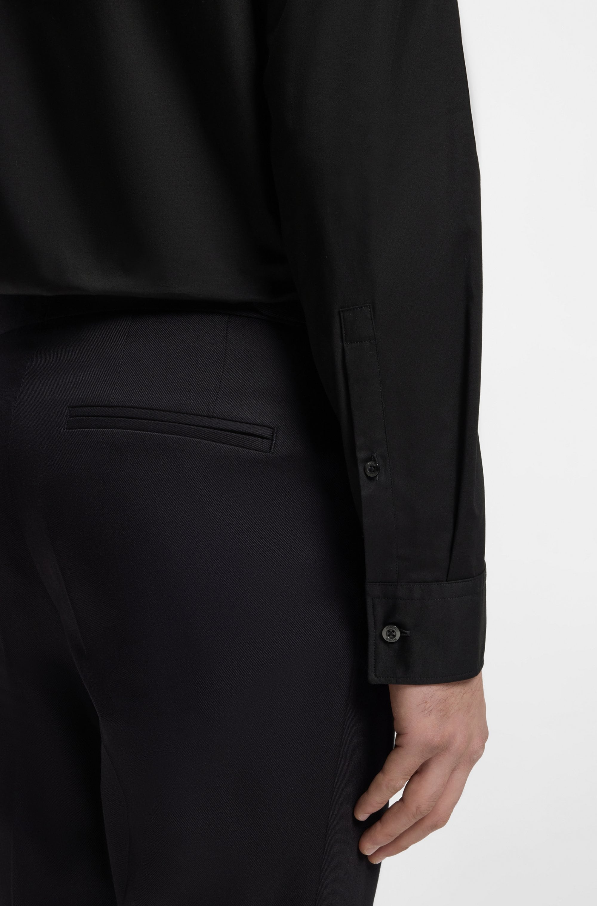 HUGO Businesshemd »Ermo« Kentkragen, Slim Fit, Baumwoll-Stretch