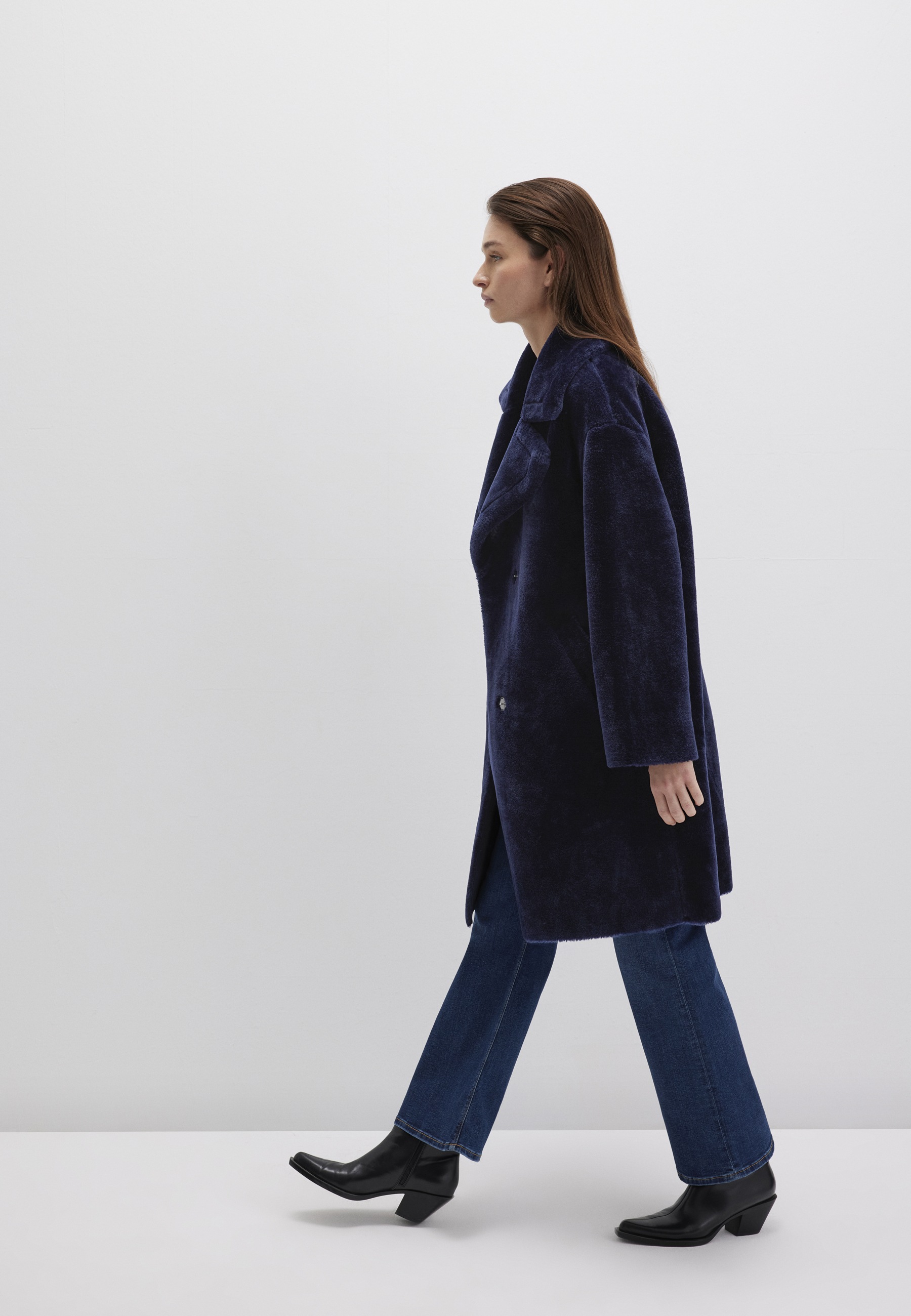 Mavi Parka "WOVEN LONG JACKET", Kunstfell Mantel günstig online kaufen