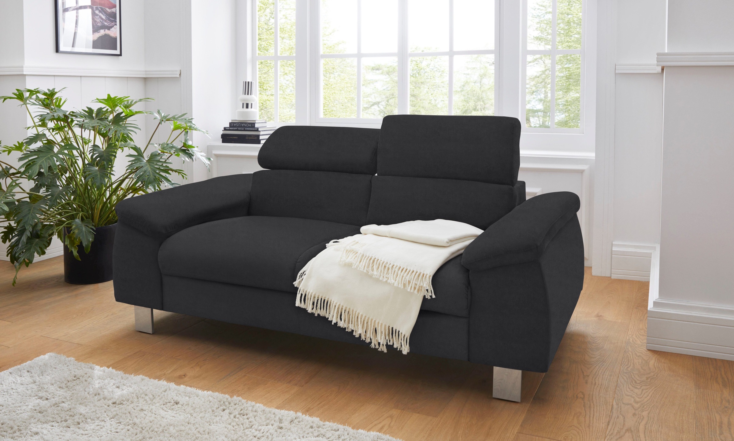 COTTA Polstergarnitur "Komaris", (Set), Set bestehend aus: 2-Sitzer mit Kop günstig online kaufen