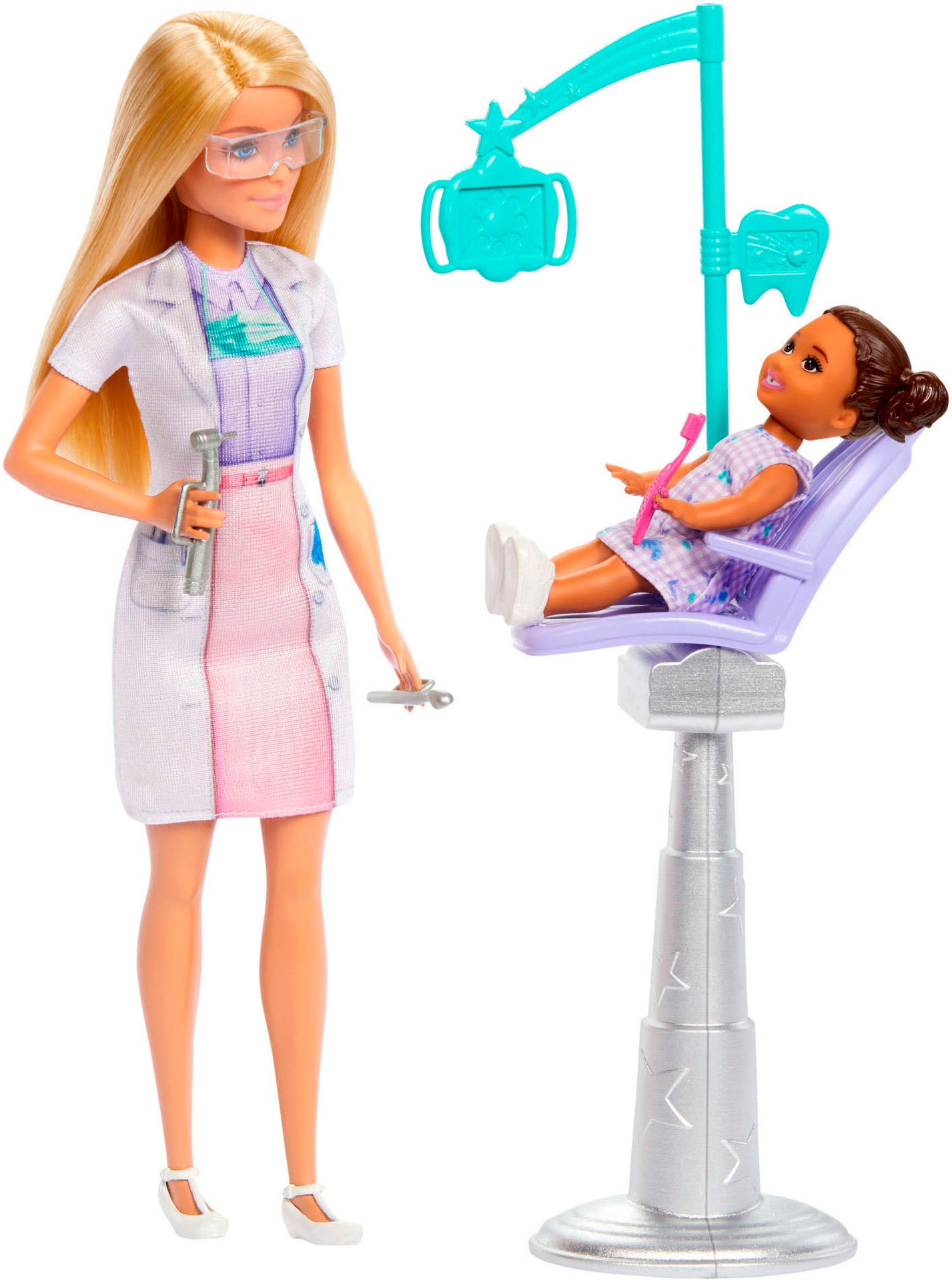 Barbie Anziehpuppe »Barbie Deluxe Karrieren: Zahnärztin«