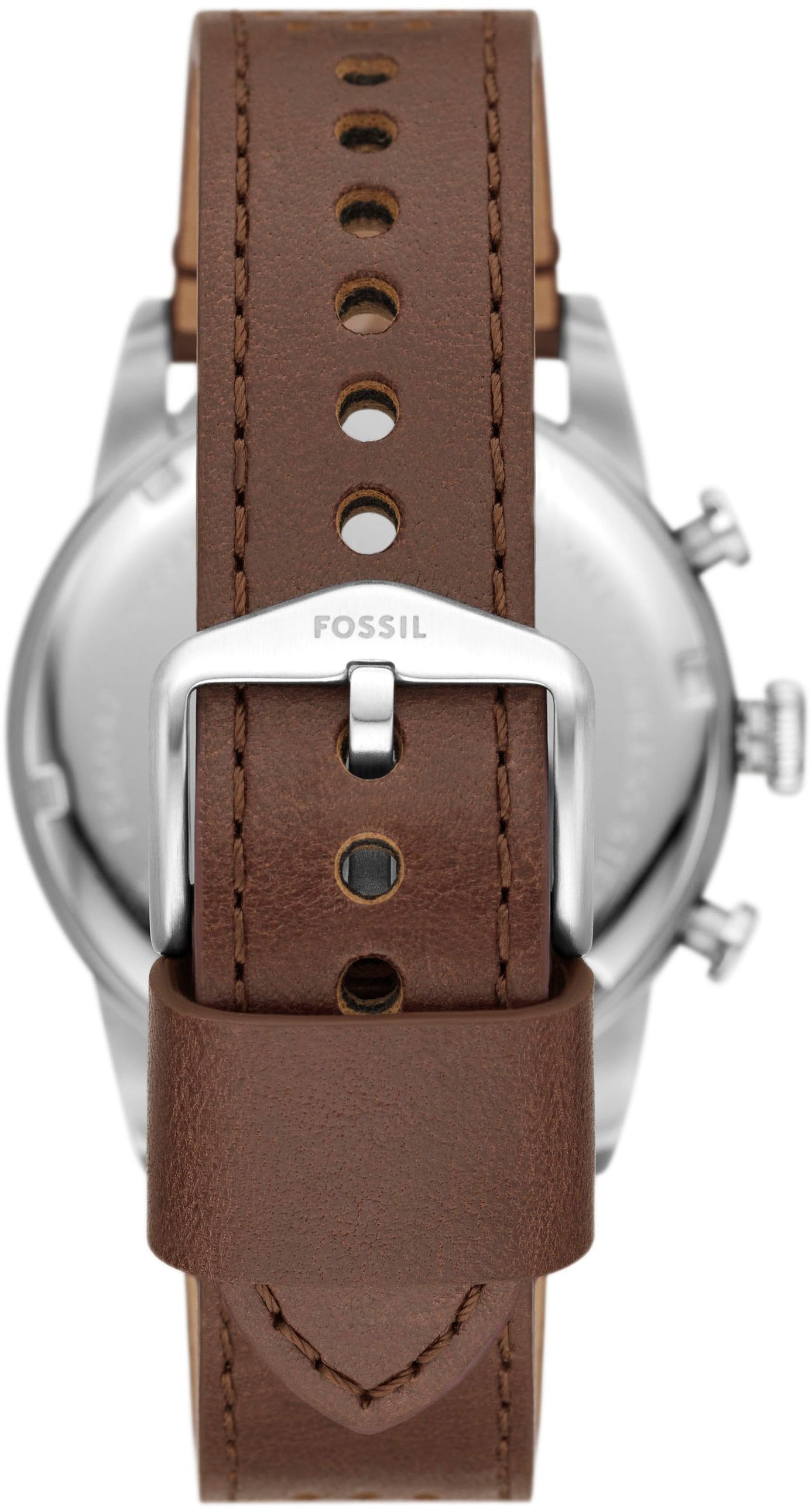 Fossil Chronograph »SPORT TOURER«, Quarzuhr, Armbanduhr, Herrenuhr, Lederarmband, analog, Tag