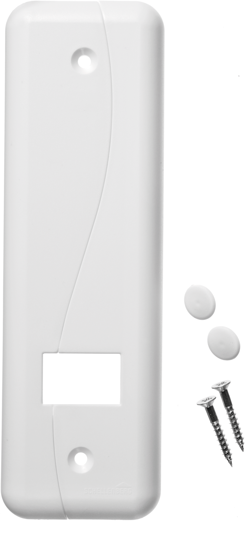 SCHELLENBERG Gurtwickler-Abdeckplatte »Duo Maxi, 16 cm Lochabstand, langlebig aus Kunststoff«, Rollladen Abdeckblenden für Gurtwickler und Einlasswickler
