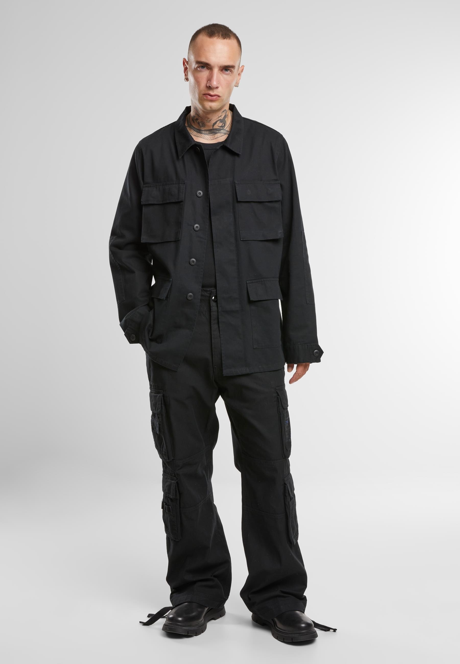 Brandit Allwetterjacke »Brandit Brandit Men BDU Twill Jacket«, (1 St.), ohne Kapuze