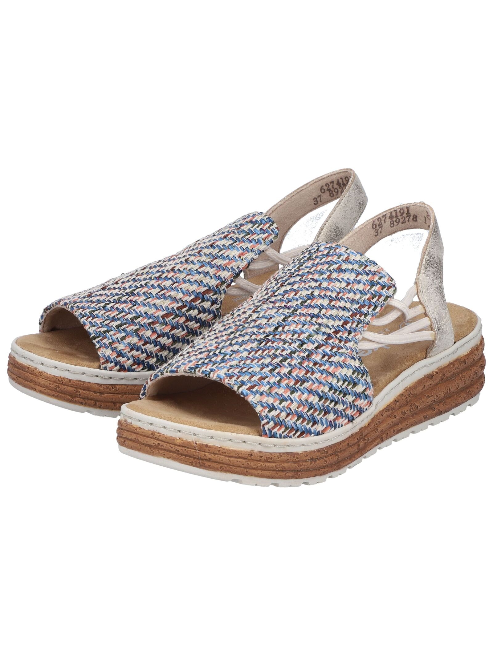 Rieker Keilsandalette »Rieker Sandalen Textil«