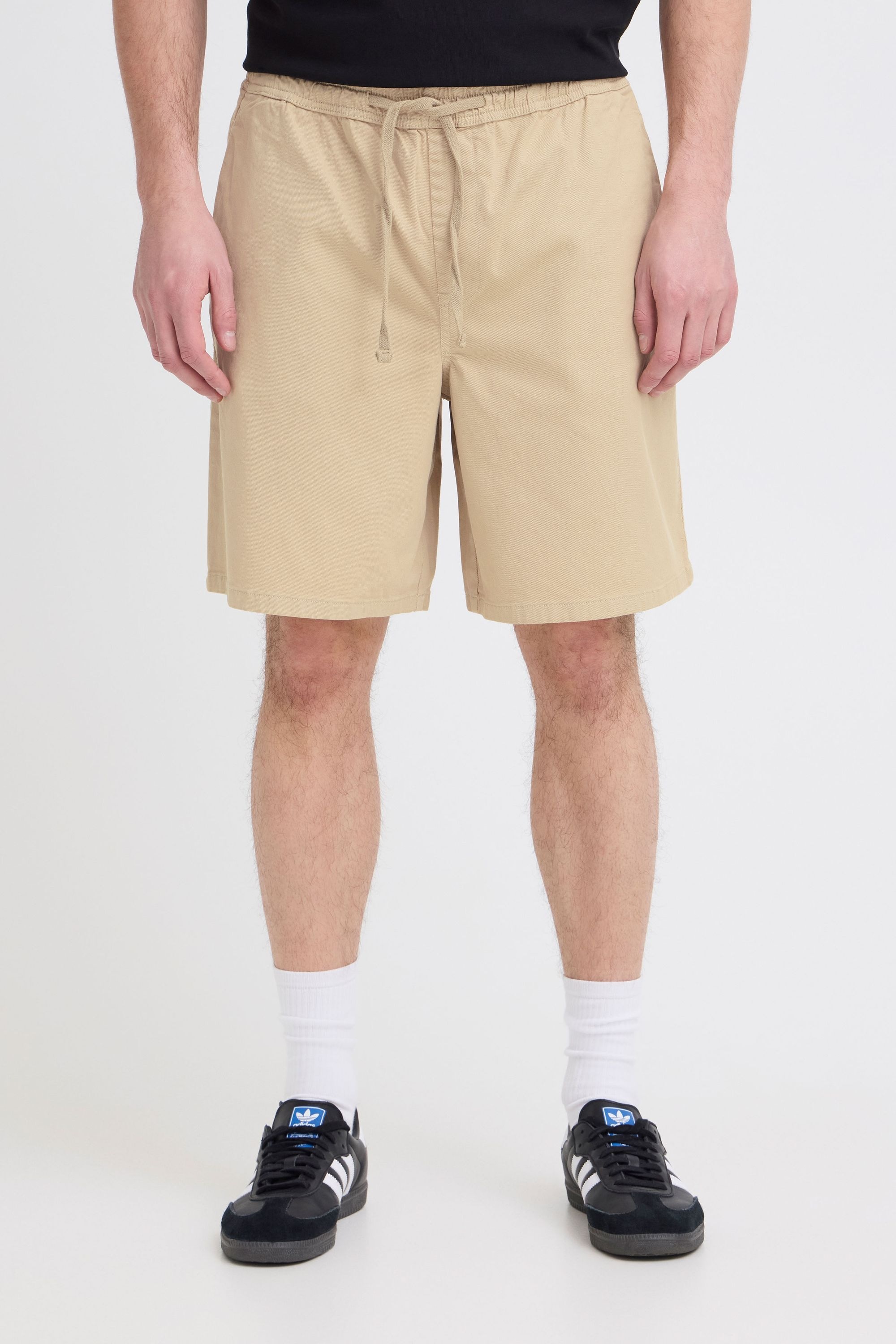 Chinoshorts BLEND "Chinoshorts BHMarco", Herren, Gr. XXL, N-Gr, beige (oyster gray), Obermaterial: 98% Baumwolle CO. 2% Elasthan EL., Hosen Chinoshorts