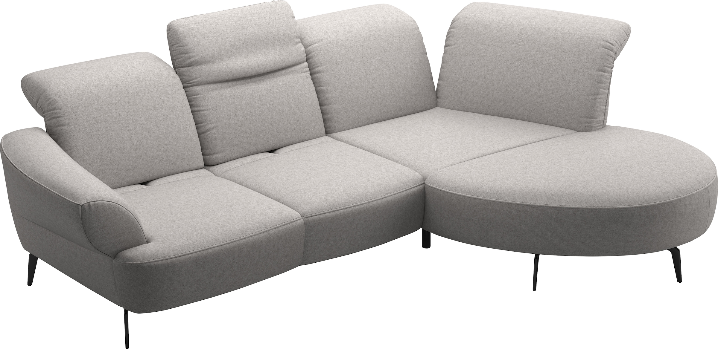 sit&more Ecksofa »Dance«, inkl.System Click&Seat und Sitztiefenverstellung