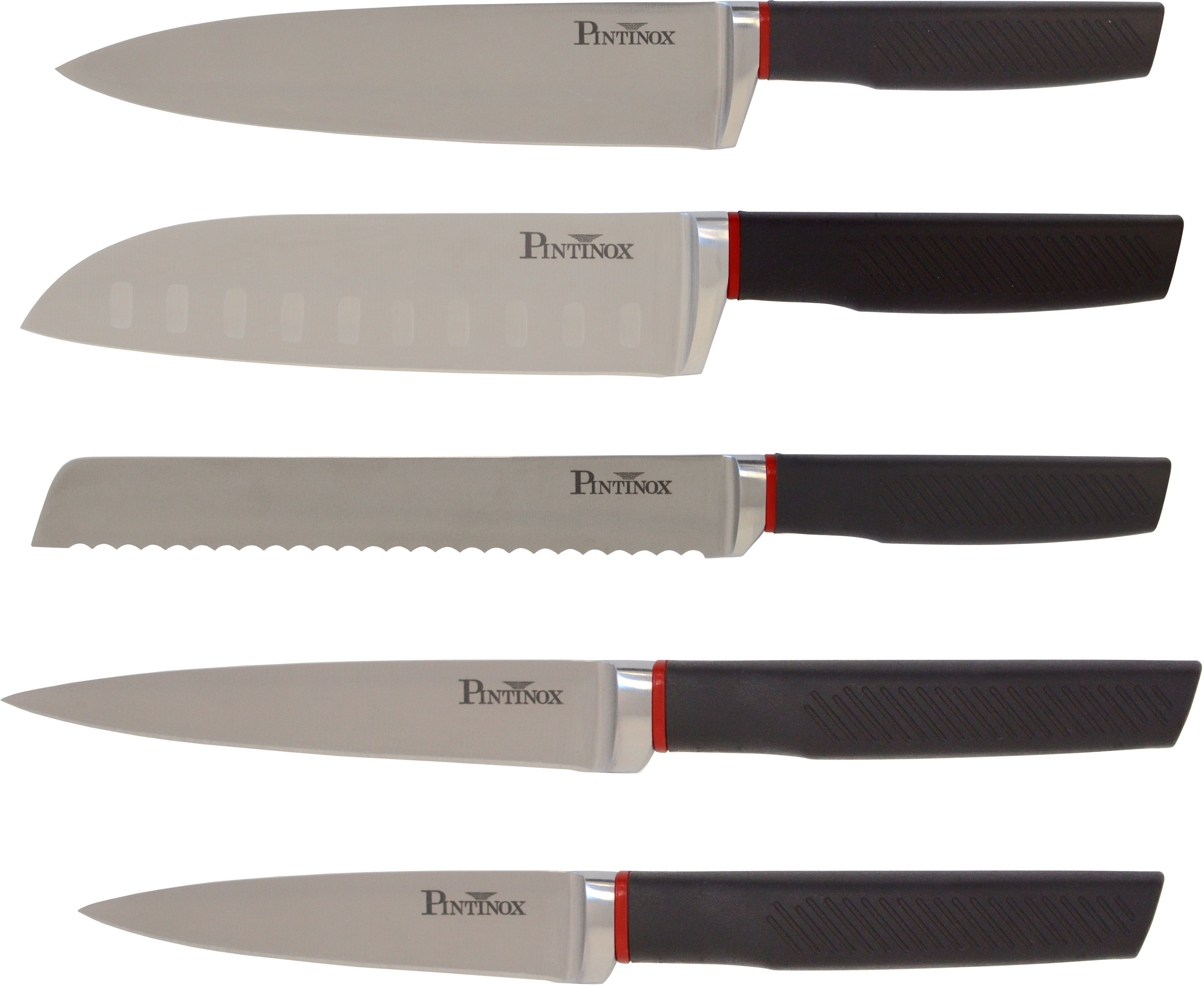 PINTINOX Messer-Set "Living" Edelstahl, spülmaschinengeeignet