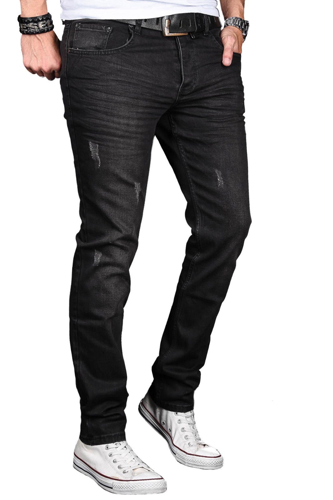 Alessandro Salvarini Slim-fit-Jeans »ASLuca«, Stretch mit Elasthan