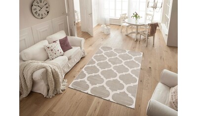 Home affaire Teppich »Fenris«, rechteckig, 12 mm Höhe, mit handgearbeitetem... kaufen