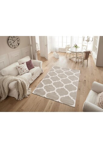 Home affaire Teppich »Fenris«, rechteckig, 12 mm Höhe, mit handgearbeitetem... kaufen