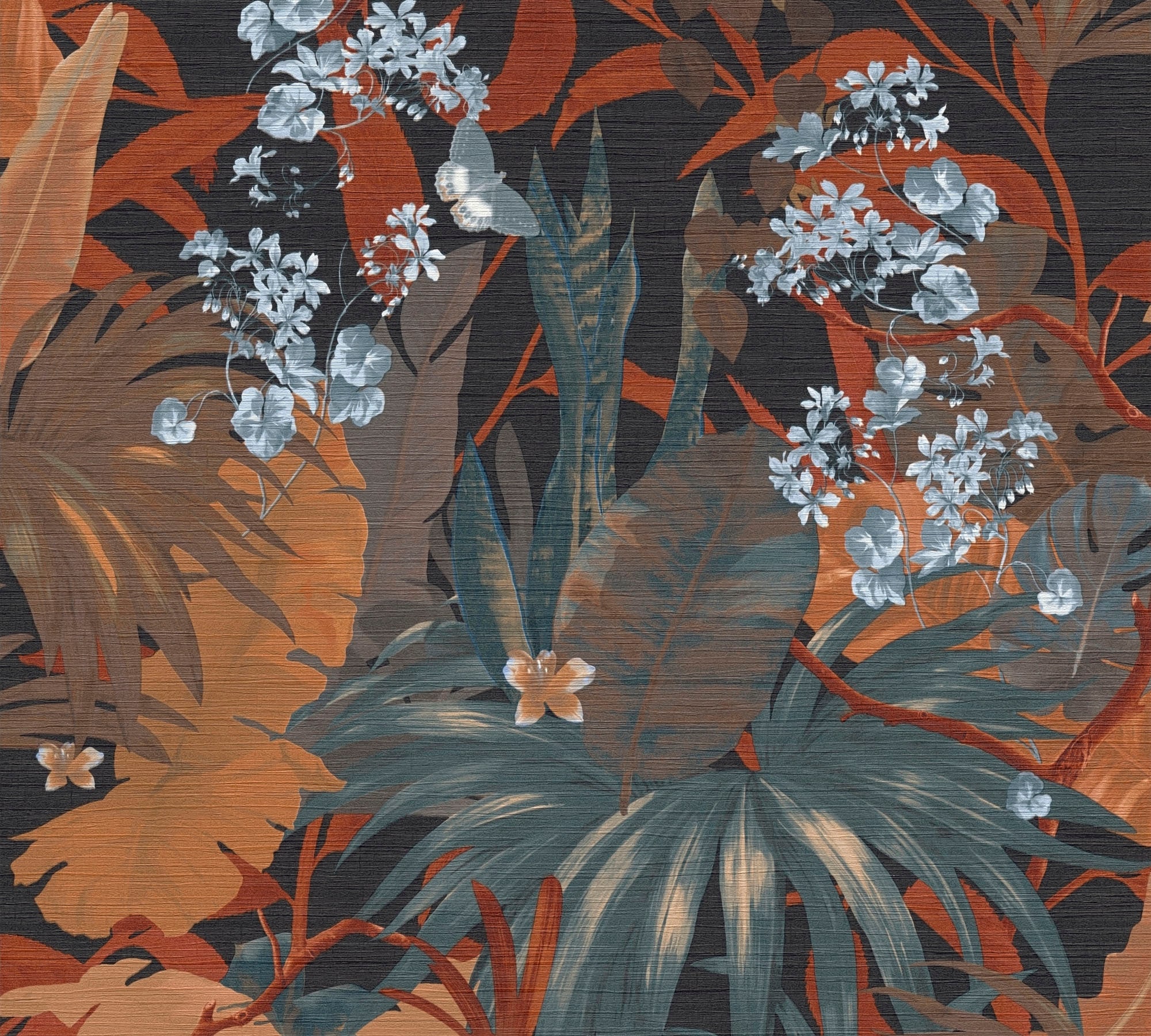 living walls »Desert | BAUR Vliestapete Palmen Tapete auf Rechnung Dschungeloptik botanisch-natürlich-naturalistisch, Lodge«