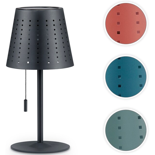 Paco Home Tischleuchte »LARA«, Outdoor LED Akku Metall Aufladbar  Zugschalter Kabellos | BAUR