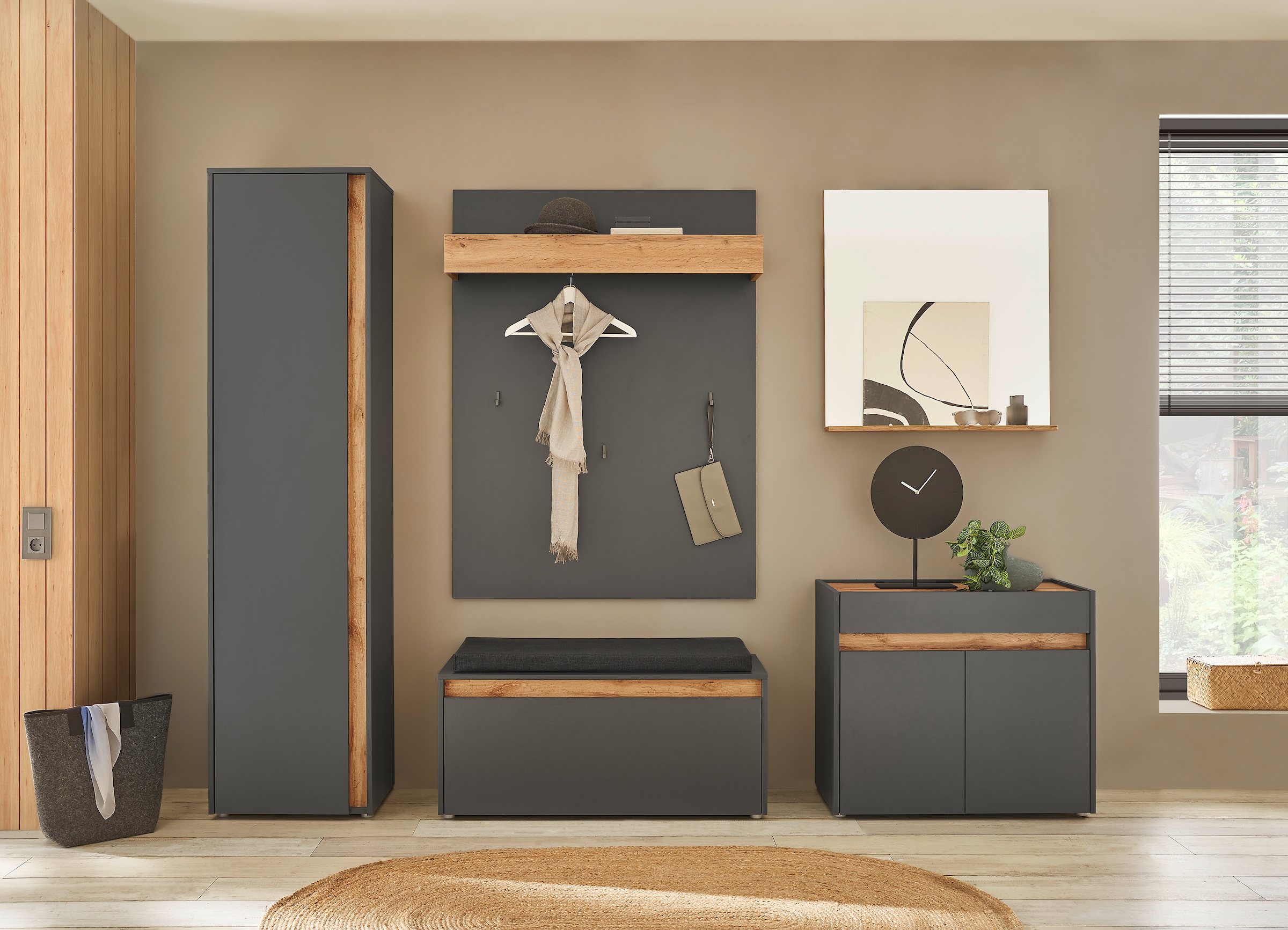 INOSIGN Garderoben-Set "GIRON/CiTY, moderne Garderobe, Komplettset mit viel günstig online kaufen