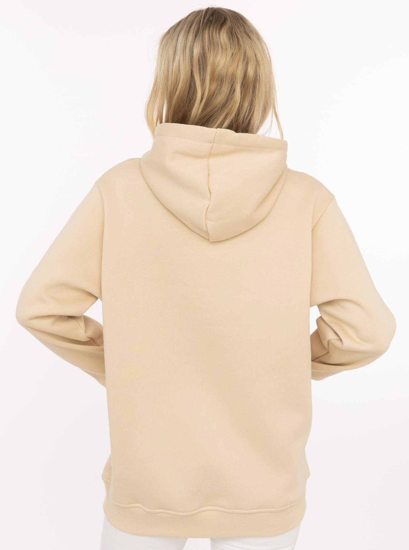Zwillingsherz Hoodie »"FOREVER wild"«, zwei gestickte Herzmotive, Leo-Design, Kapuze, Kängurutasche
