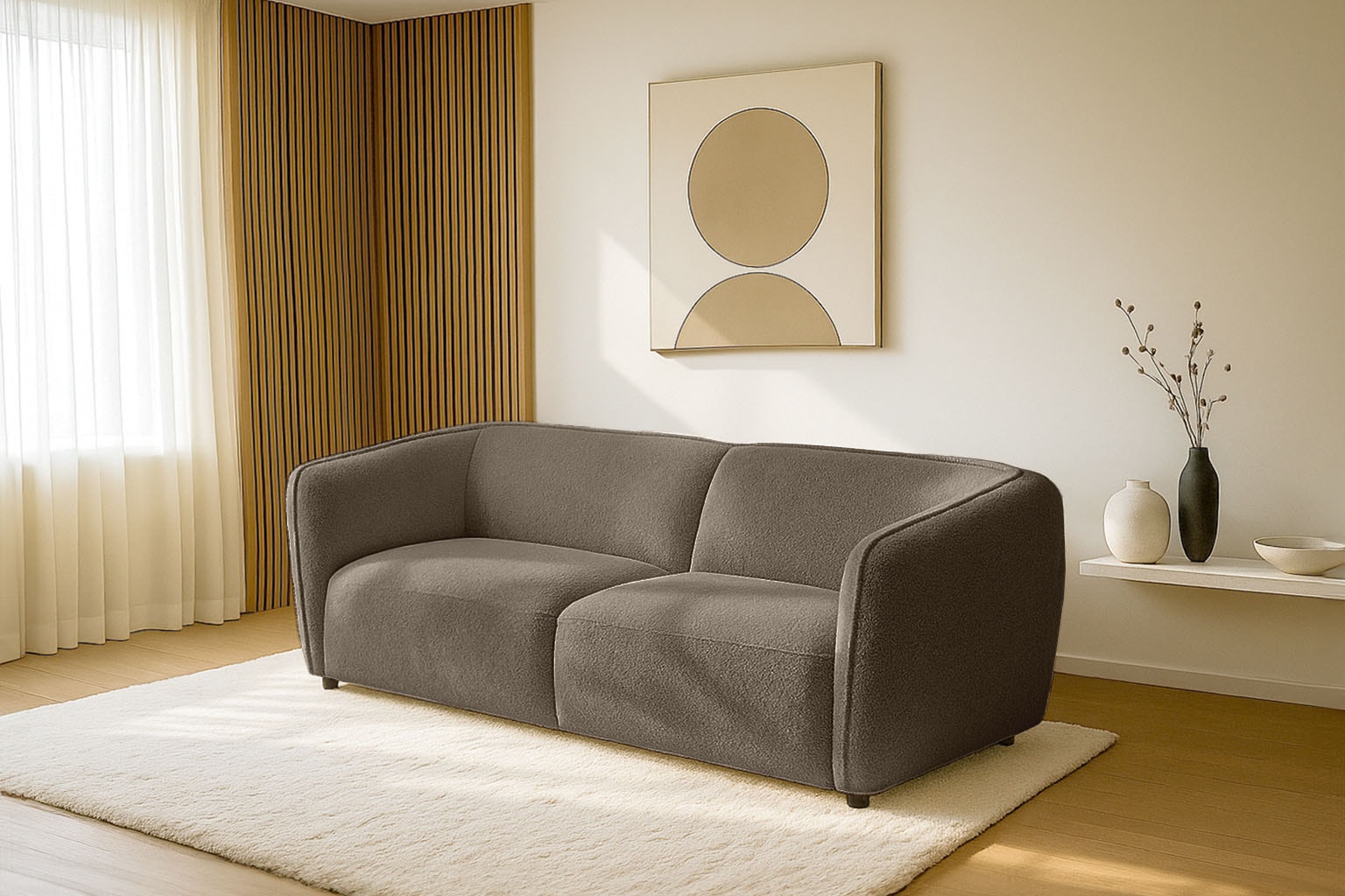 Home affaire 3-Sitzer "Ostrup" schlichtes modernes Design, in verschiedenen günstig online kaufen