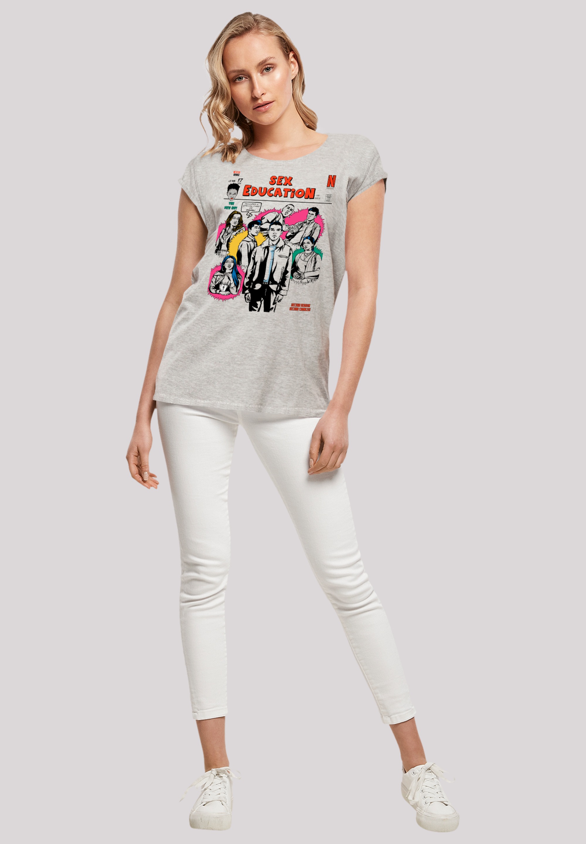 F4NT4STIC T-Shirt »Sex Education Magazine Cover«, Premium Qualität