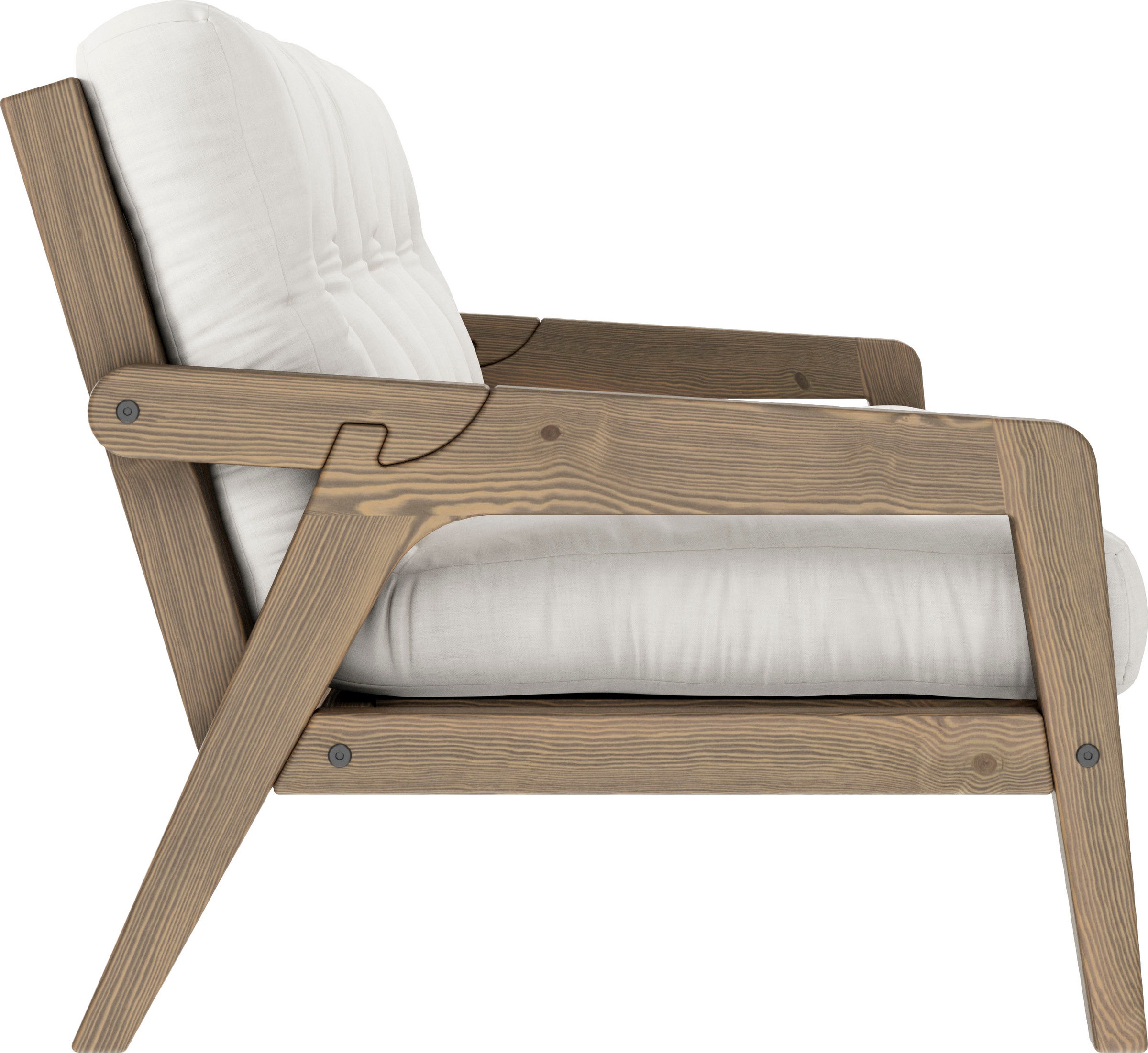 Karup Design Schlafsofa, Mit Holzstruktur, inkl. Futonmatratze, Liegefläche 130x190 cm