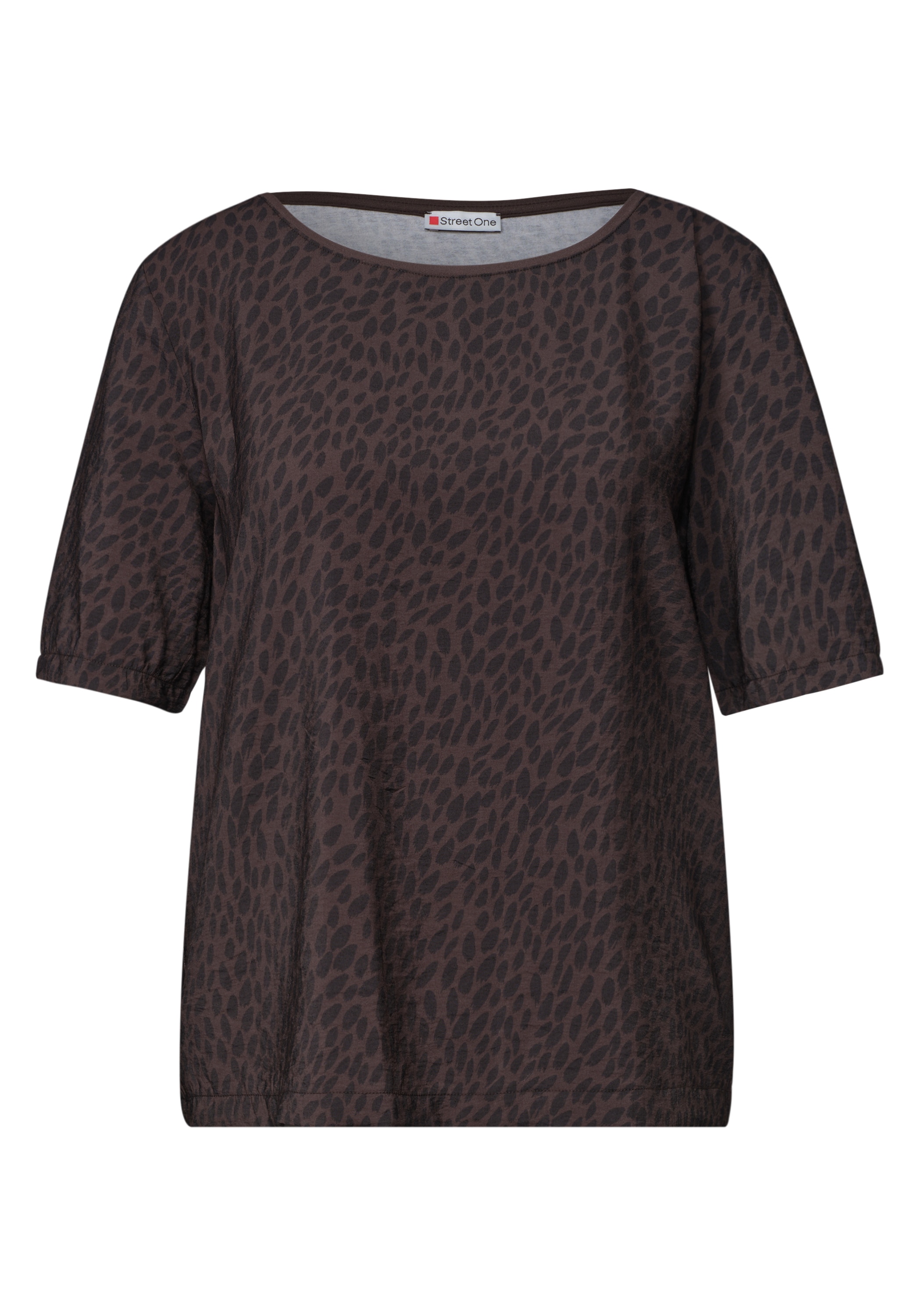 STREET ONE T-Shirt mit Strukturmix