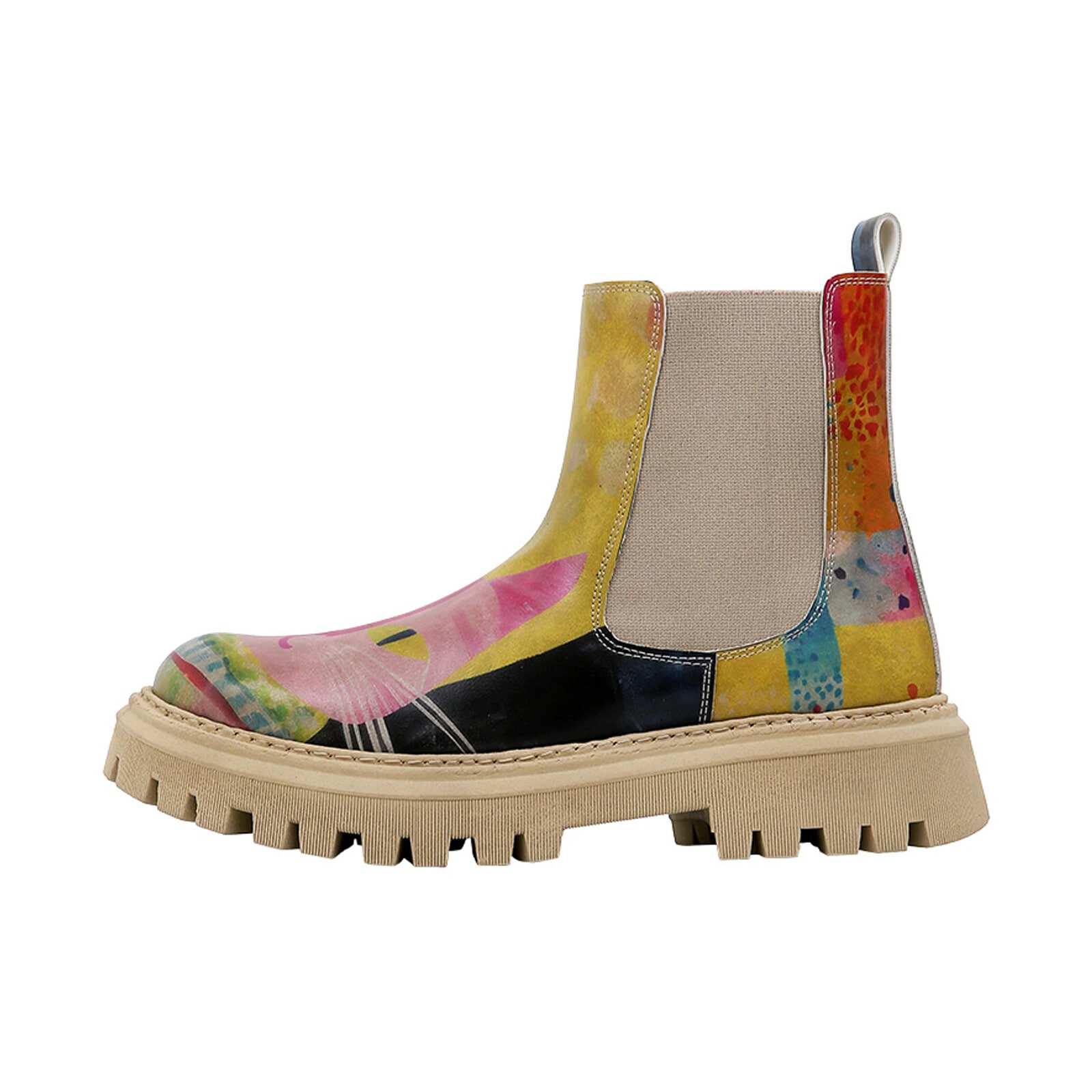 DOGO Chelseaboots "Aura Boots Animal Damen Stiefeletten" Handgefertigt günstig online kaufen